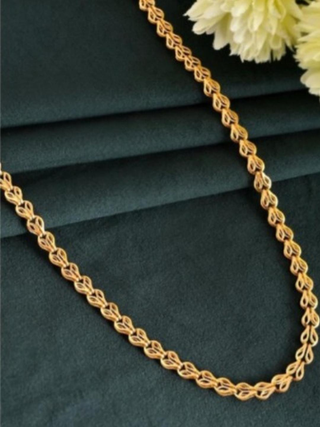 Leela Copper Unisex Gold-Plated Chain