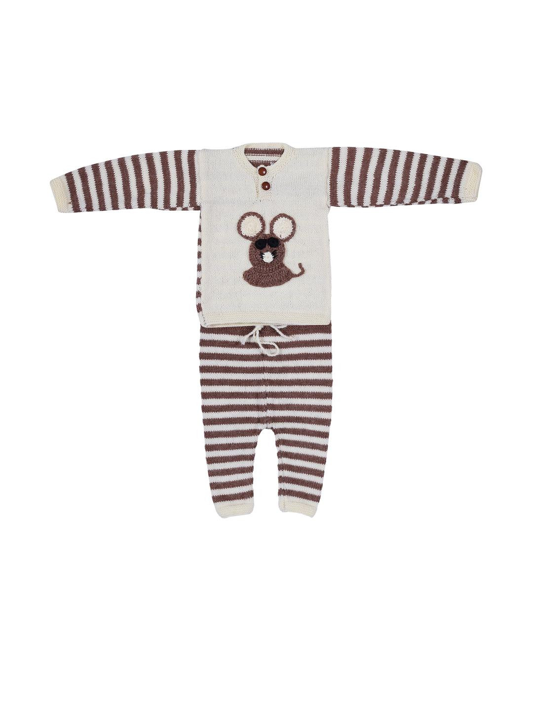 Muskan Kids Beige Clothing Set