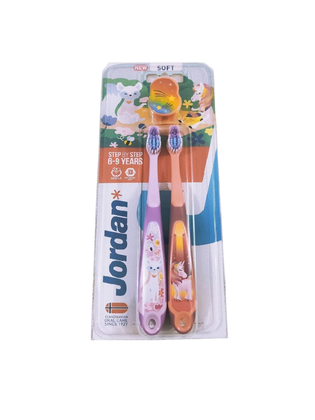 Jordan Girls Set Of 2 Junior Soft Bristles Toothbrush