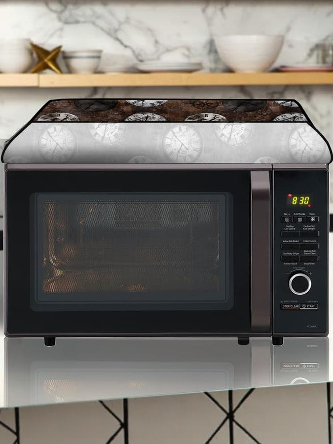 The Furnishing Tree PVC Waterproof Microwave Oven Cover Compatible for Godrej 20 L GME 720CF1 PM An