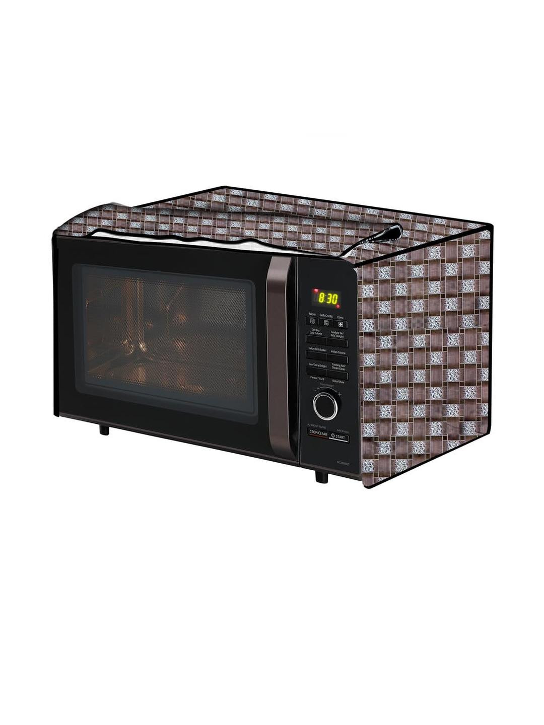 The Furnishing Tree PVC Waterproof Microwave Oven Cover Compatible for 25 L Convection 25BC4 Basket