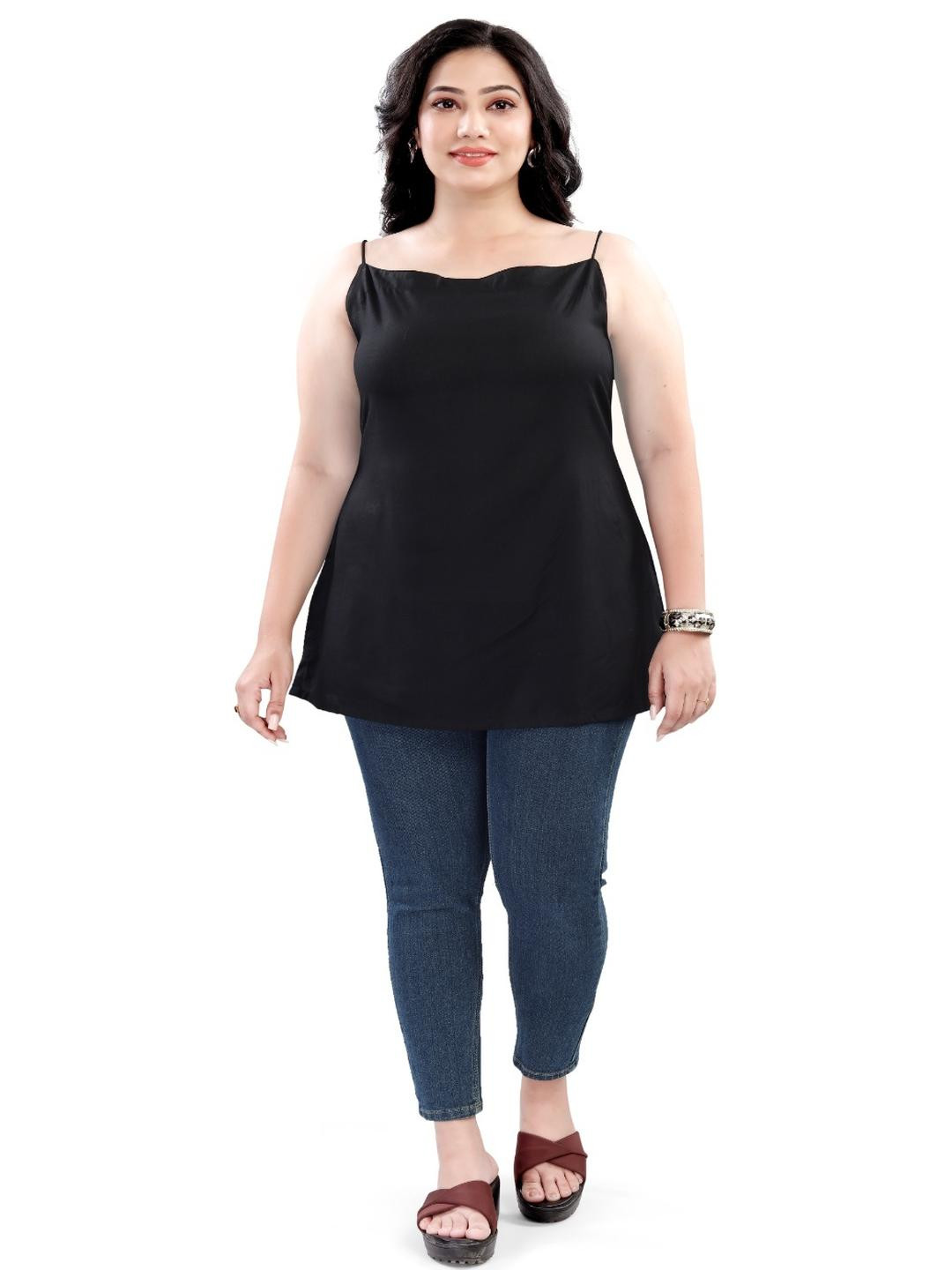 Avantrys Women Viscose Rayon Shoulder Strap Tunic