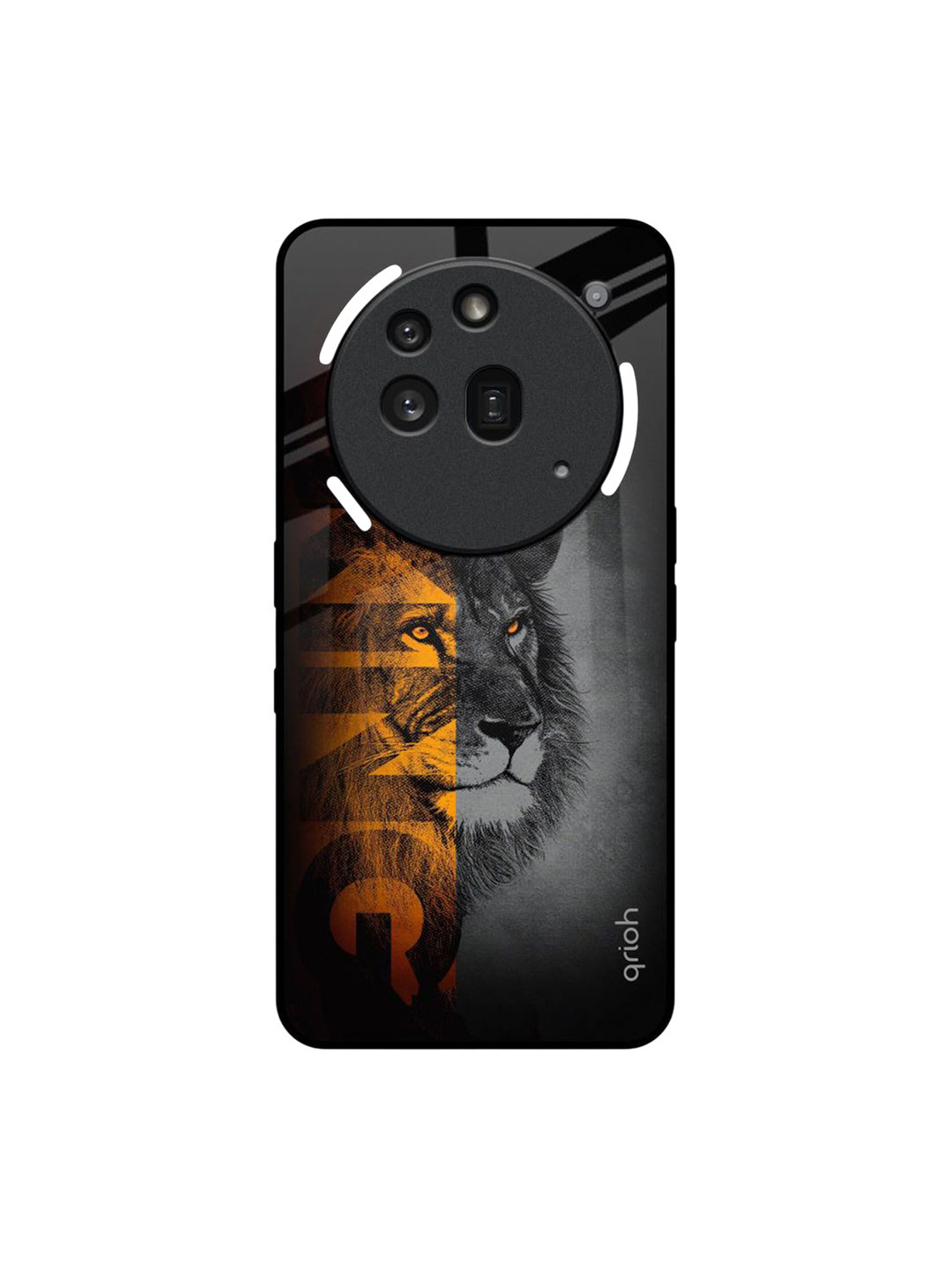 QRIOH Animal Printed Nothing Phone 3a Pro Glass Back Case