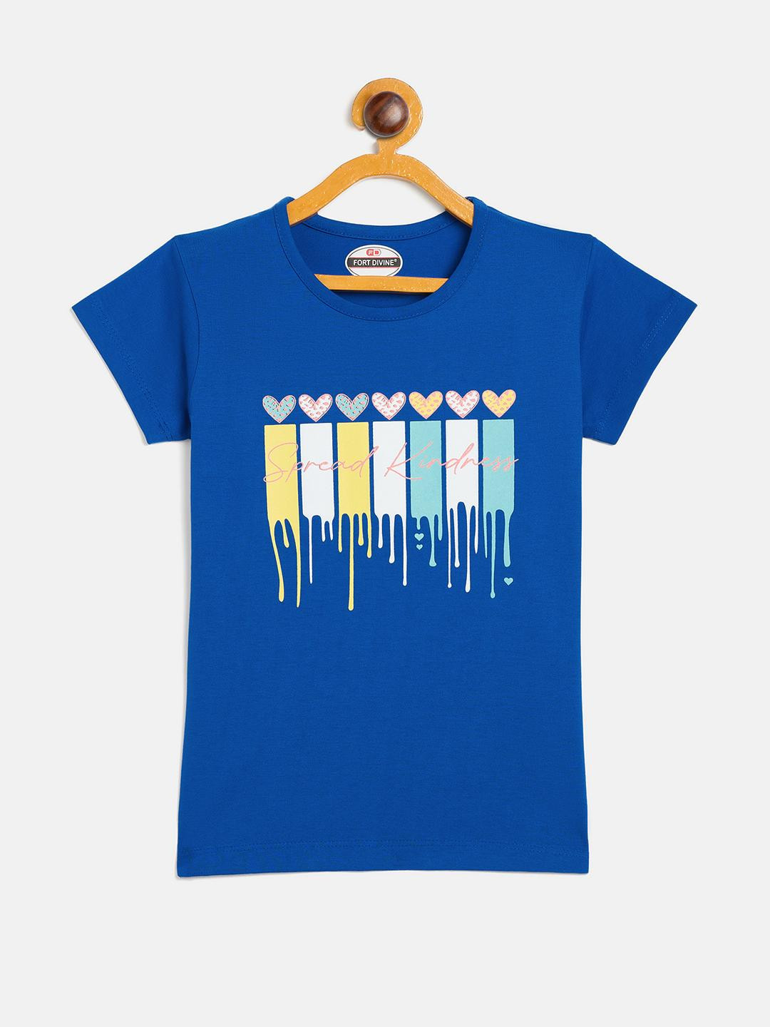 Fort Divine Girls Blue Tops