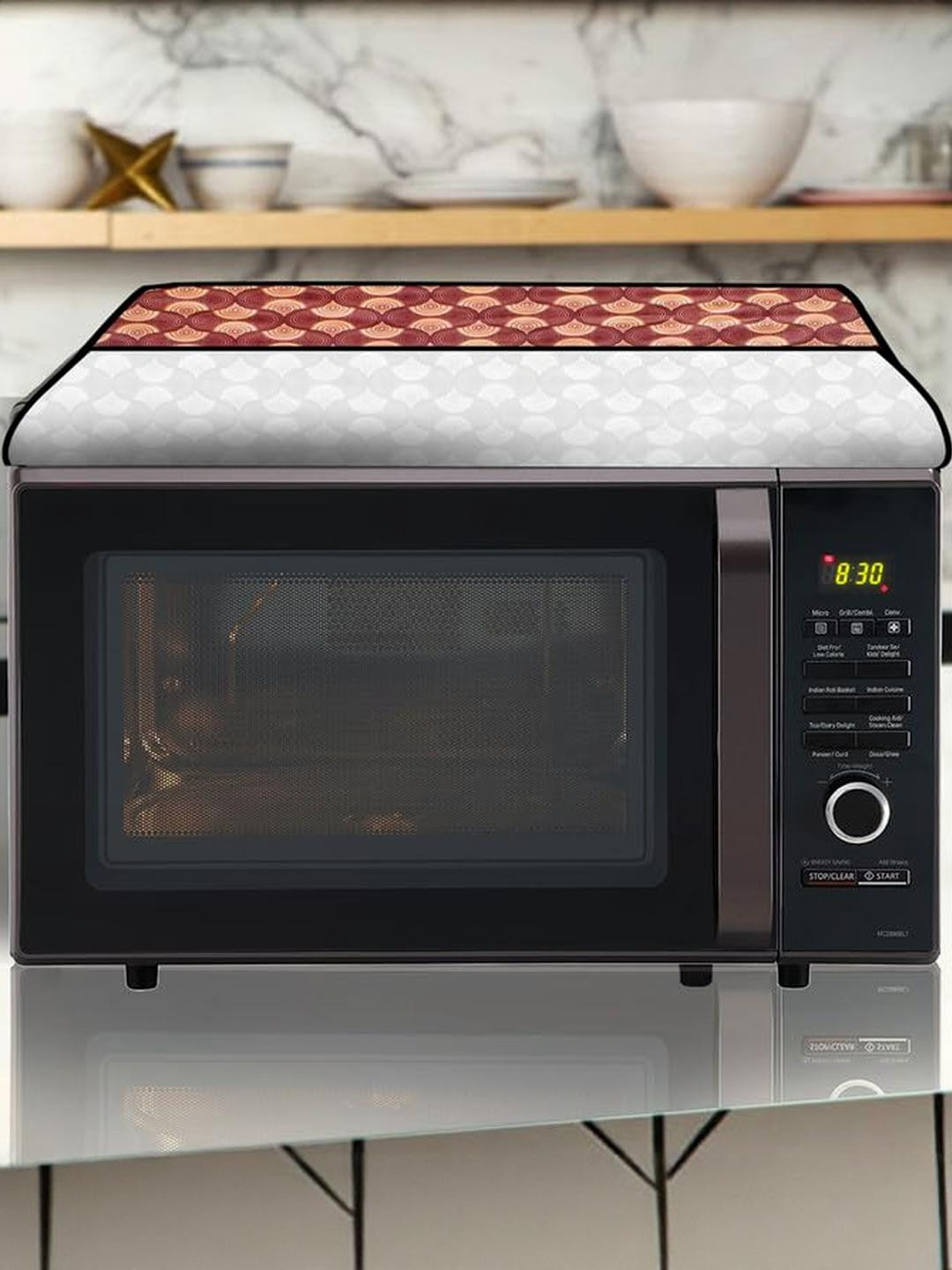 The Furnishing Tree PVC Waterproof Microwave Oven Cover Compatible for Bajaj 17L 1701MT DLX Counter
