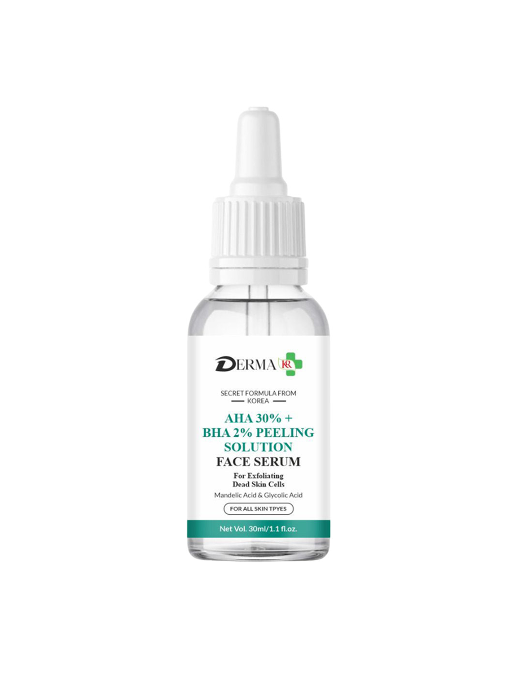 DERMA KR AHA 30% + BHA 2% Peeling Solution Face Serum - 30 ml