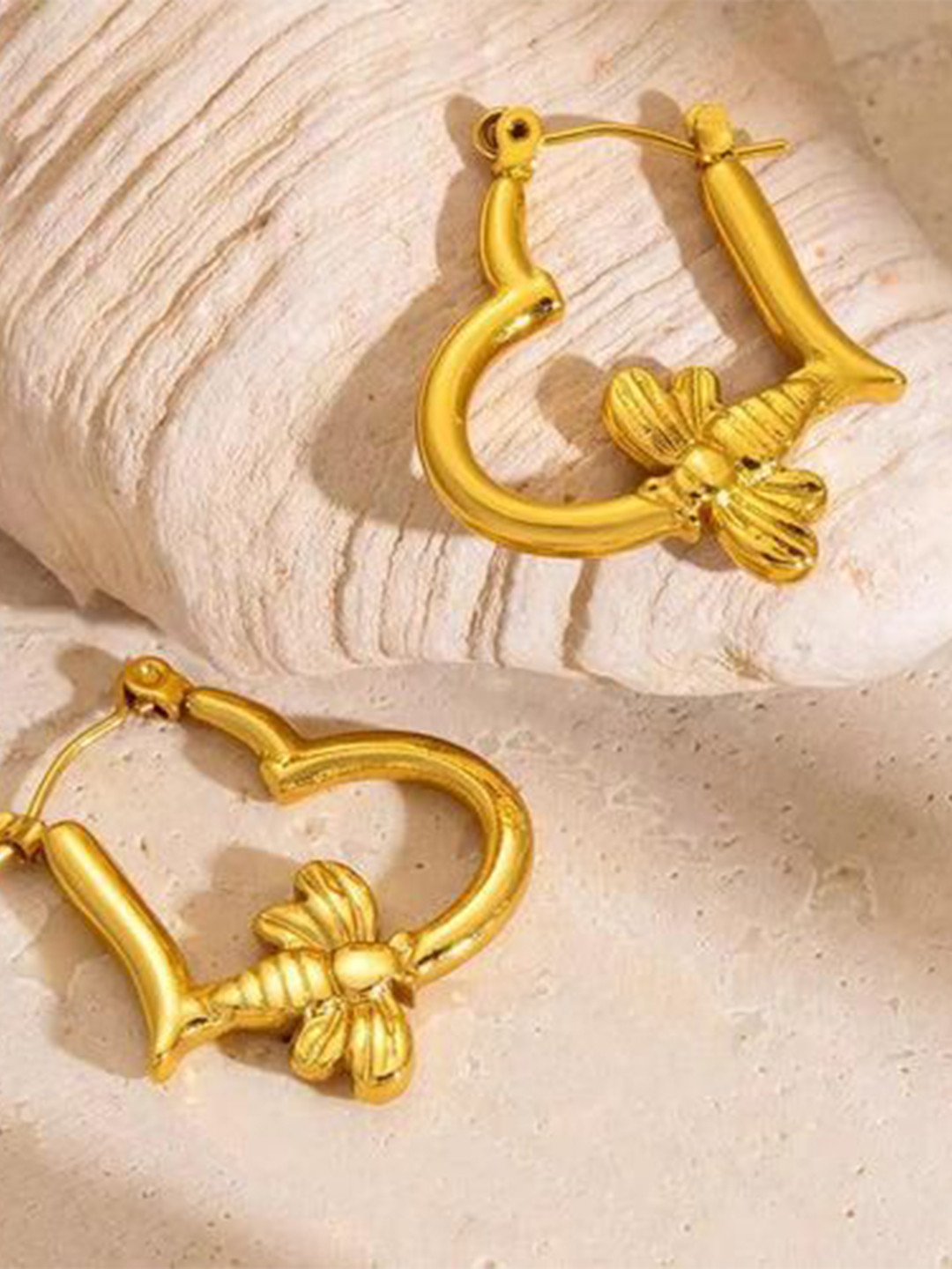 THEPANDASTOREE Gold Plated Stainless Steel Pendant Necklace