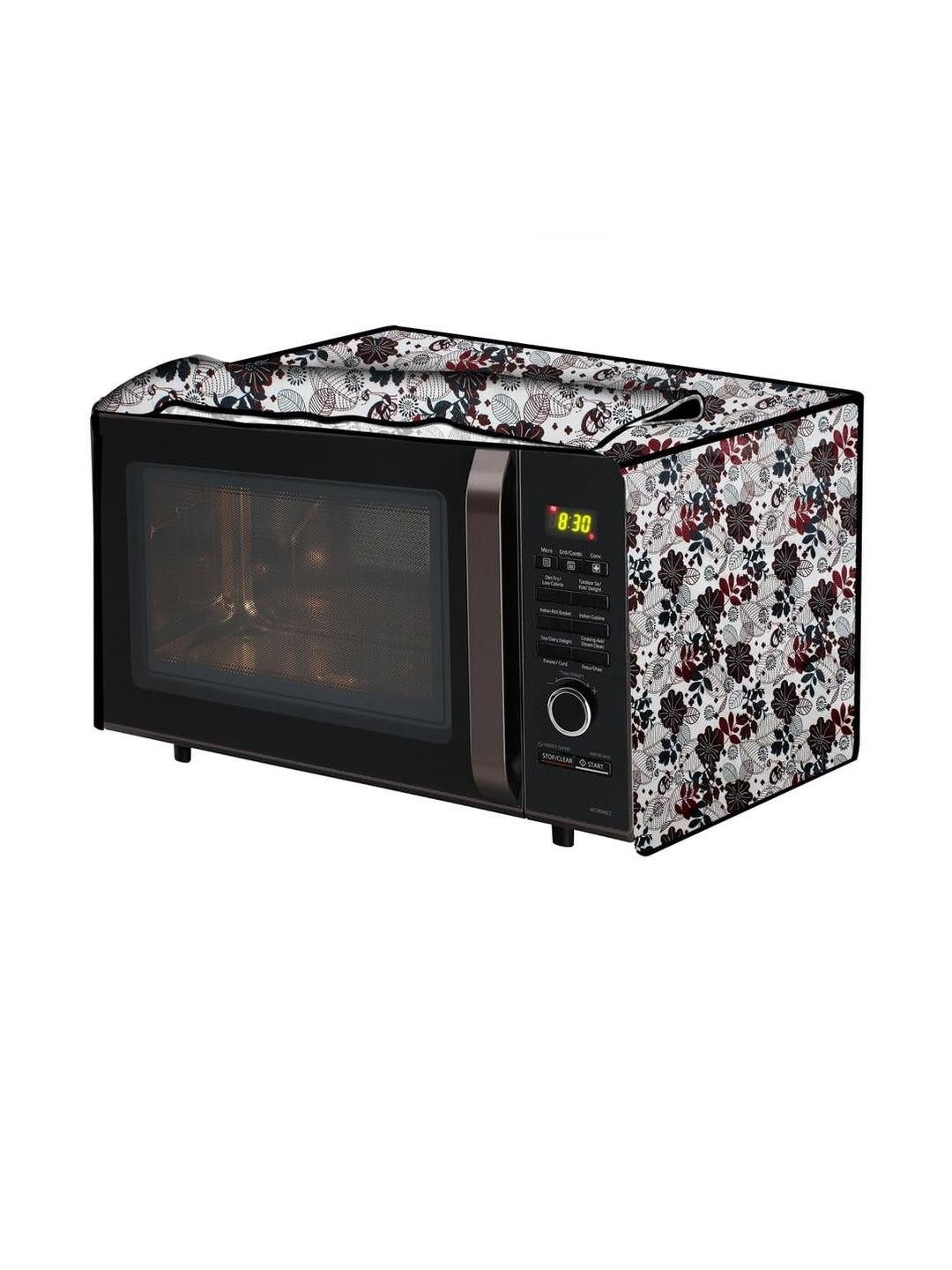 The Furnishing Tree PVC Waterproof Microwave Oven Cover Compatible for LG 20 L Solo MS2021CW Tradit