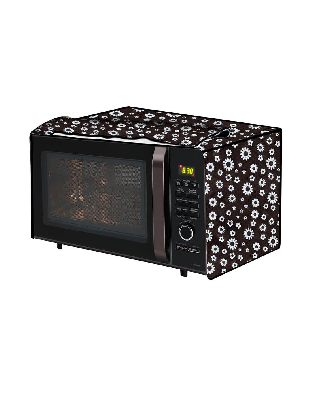The Furnishing Tree PVC Waterproof Microwave Oven Cover Compatible for 25 L Convection 25BCSDD1 Flo