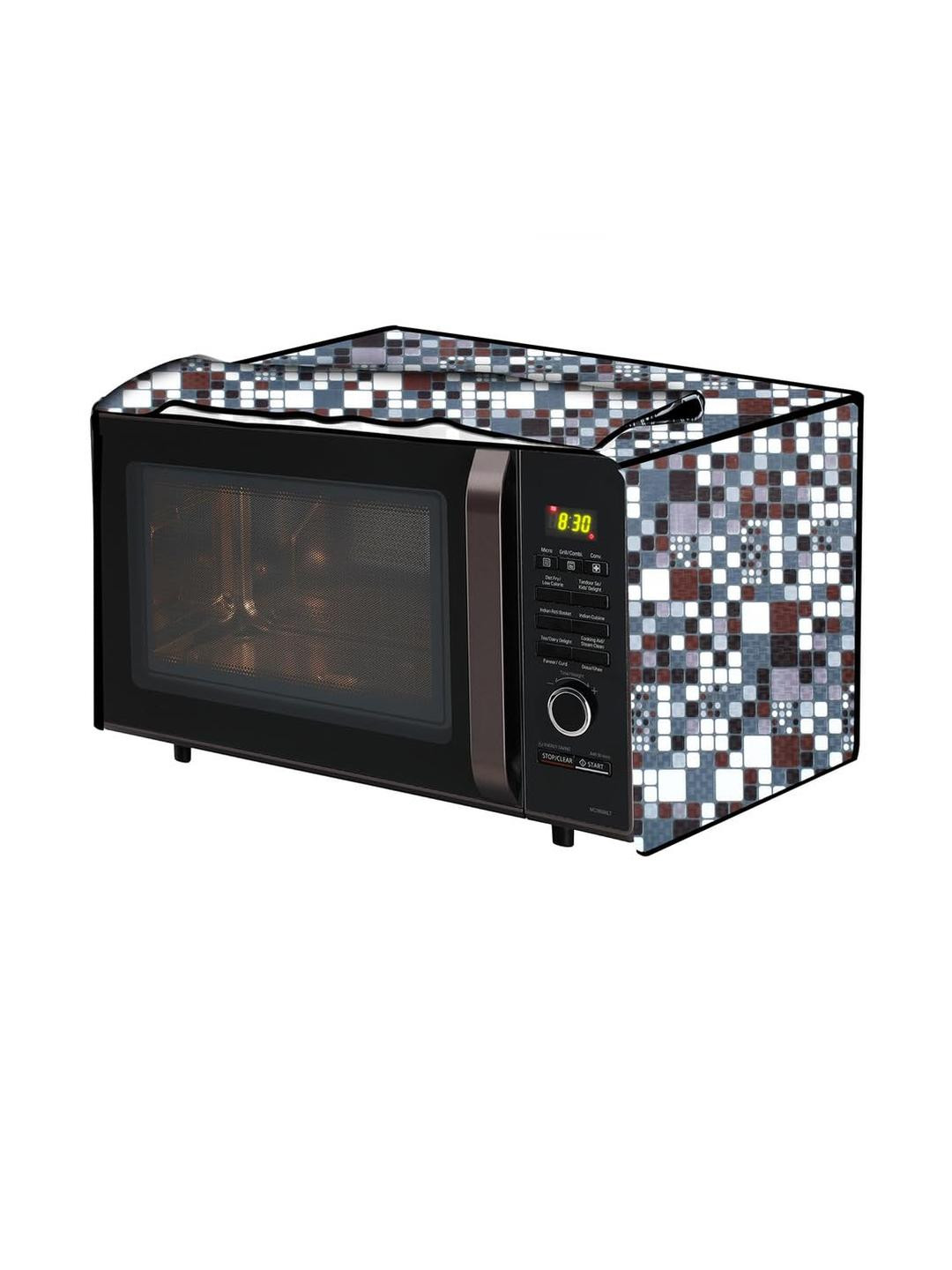 The Furnishing Tree PVC Waterproof Microwave Oven Cover Compatible for LG 20 L Solo MS2043DB Abstra