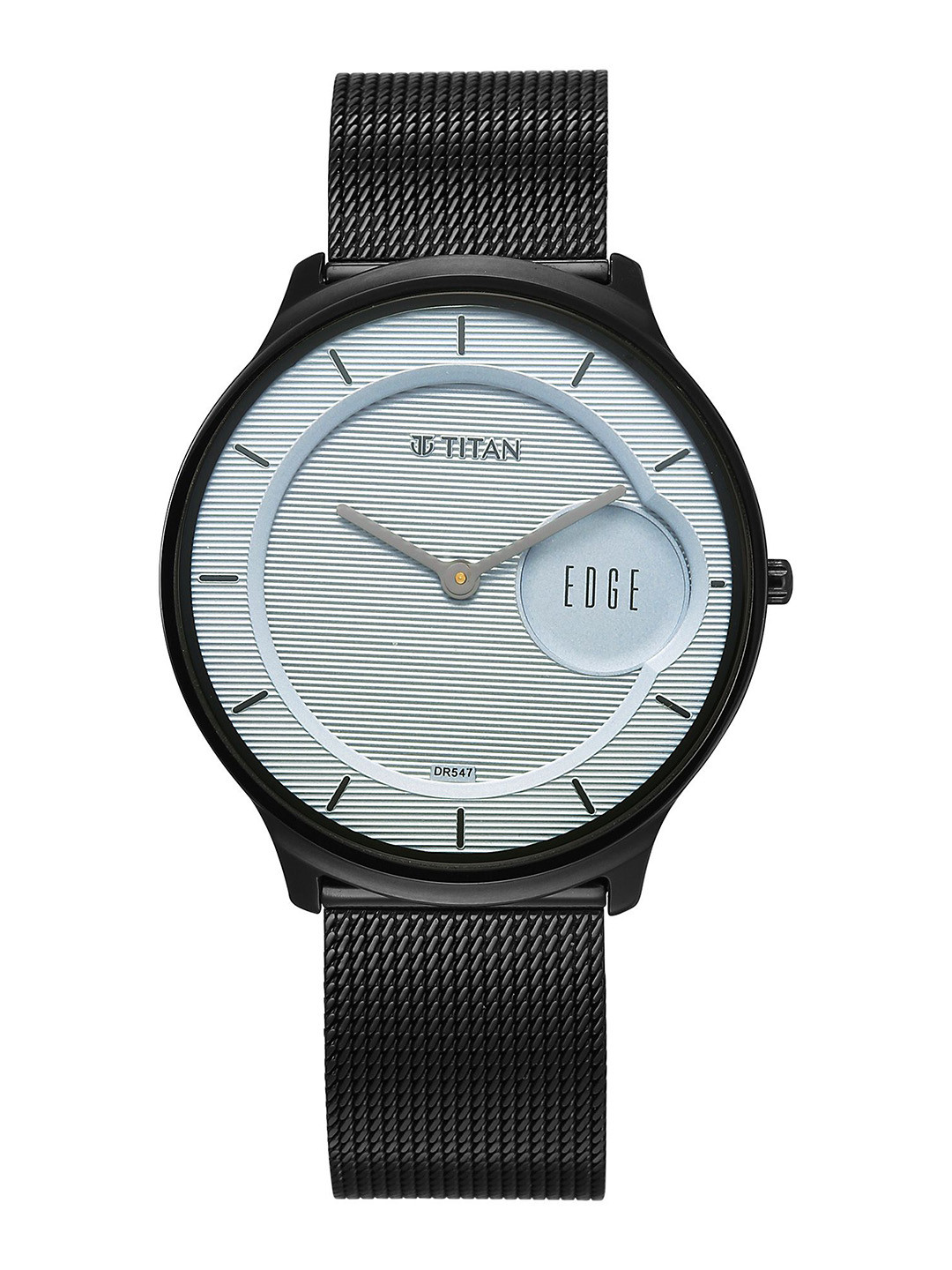 Titan Edge Murals Quartz Round Dial Men's Analog Watch - 1843NM04