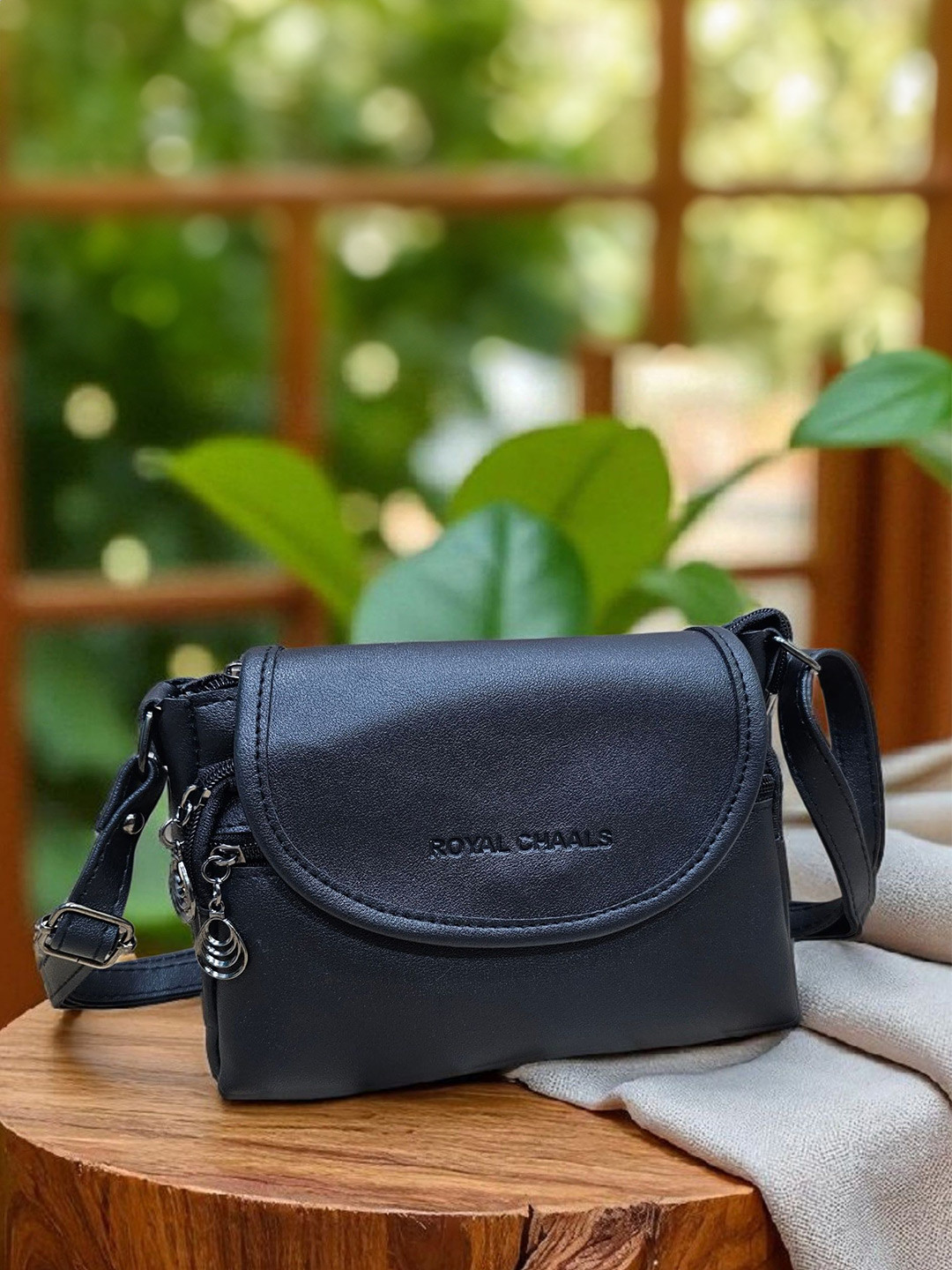 ROYAL CHAALS Sling Bag With Tasselled