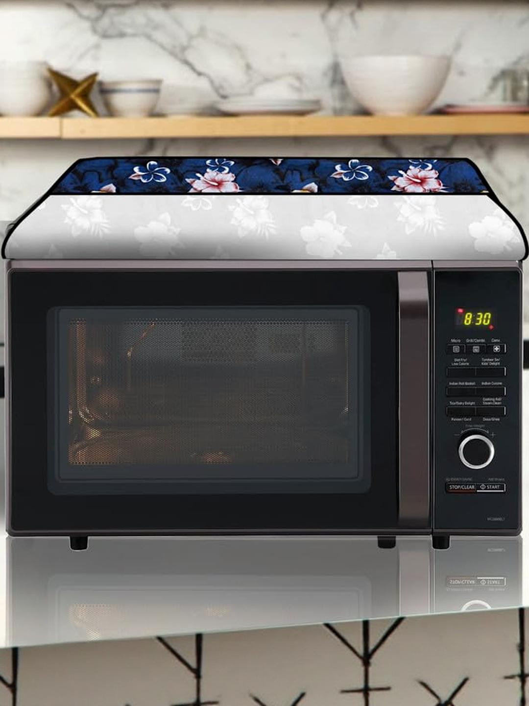 The Furnishing Tree PVC Waterproof Microwave Oven Cover Compatible for 25 L Convection 25BCSDD1 Flo