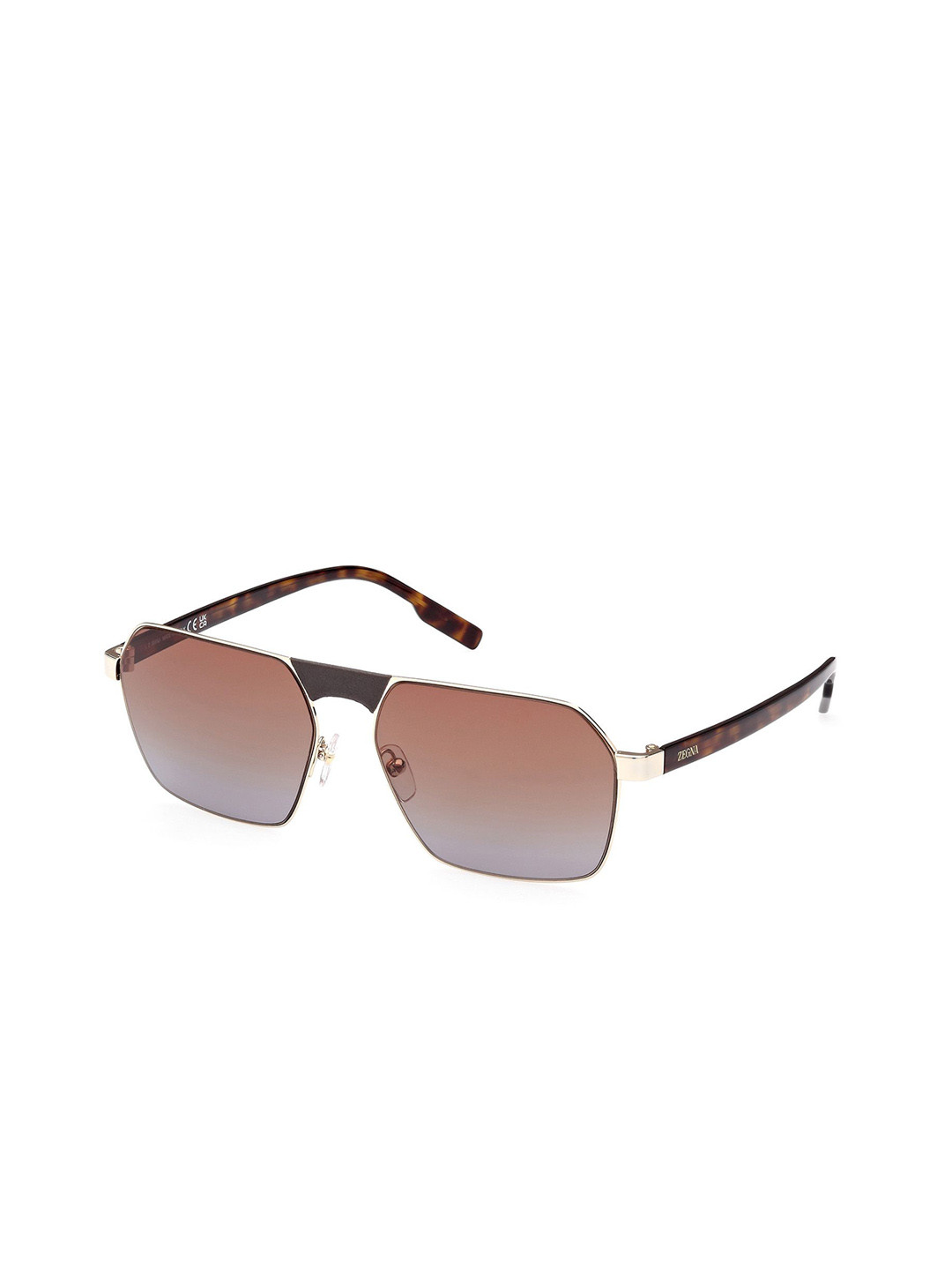 Ermenegildo Zegna Men UV Protected Aviator Sunglasses EZ0210 59 32F