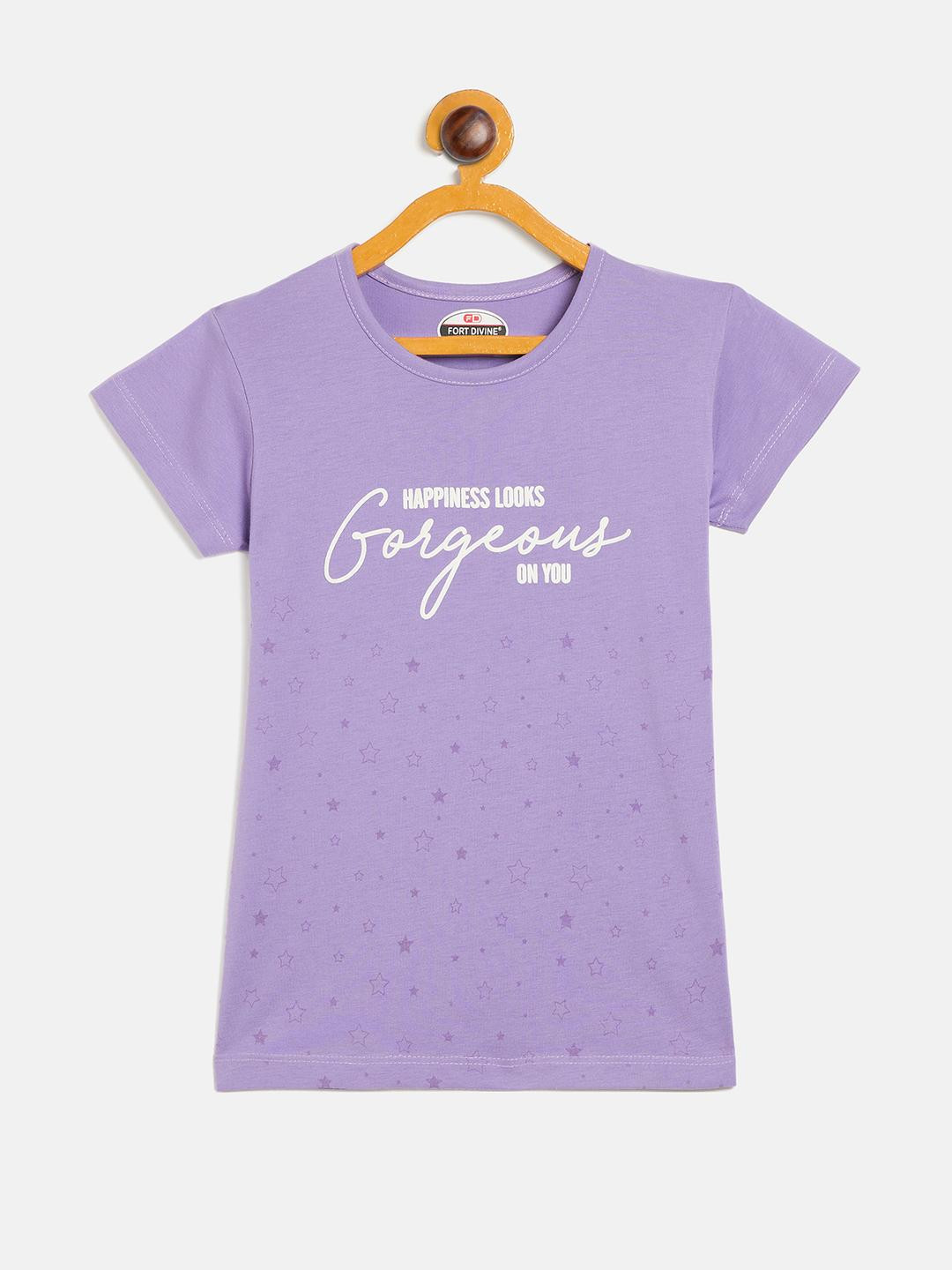 Fort Divine Girls Mauve Tops