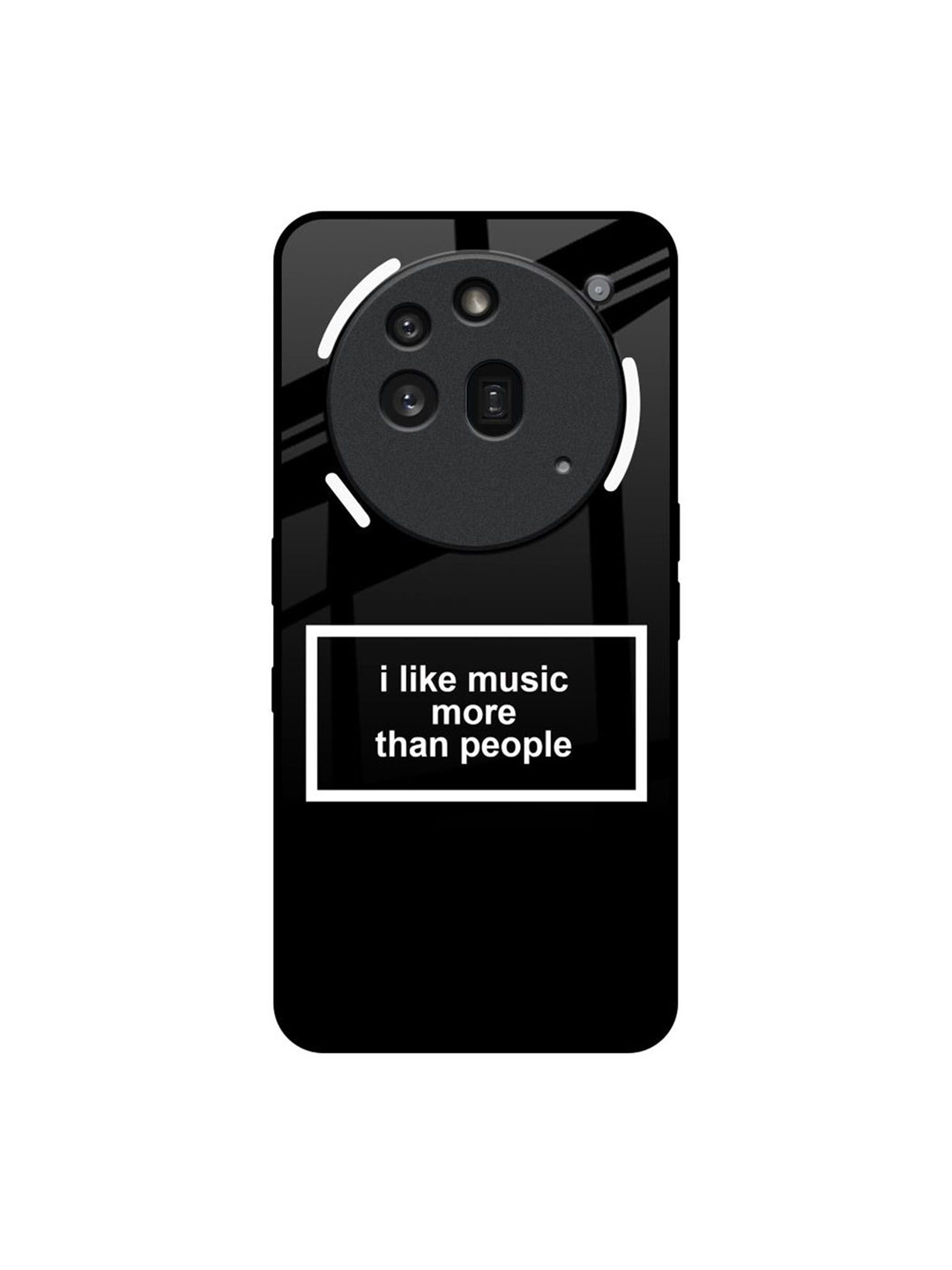 QRIOH Music Lover Typography Printed Nothing Phone 3a Pro Silicone Back Case