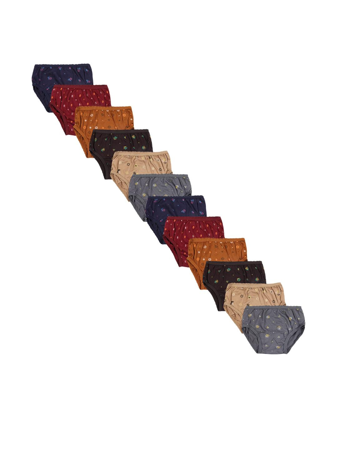 Girls Drk Panties Pack Of 12