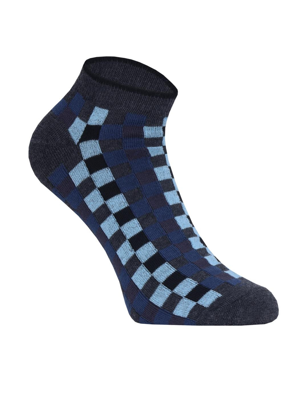 SOXVIEW Men Pack of 3 Striped Ankle Length Sock