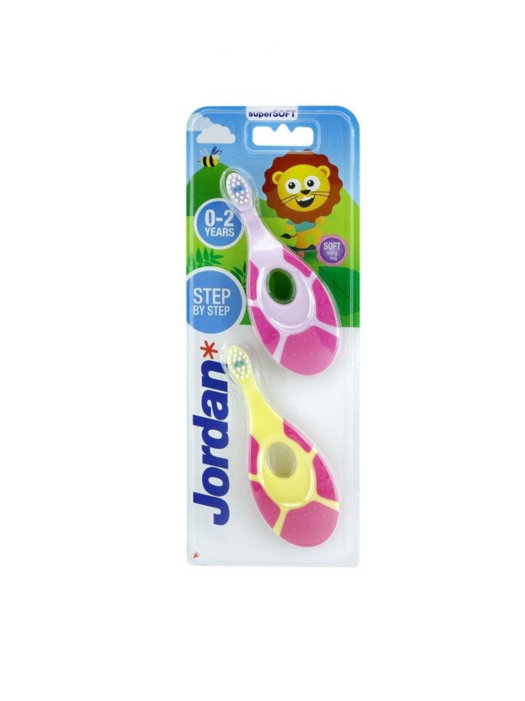 Jordan Girls Set Of 2 Ultra Soft Bristle Baby Toothbrush