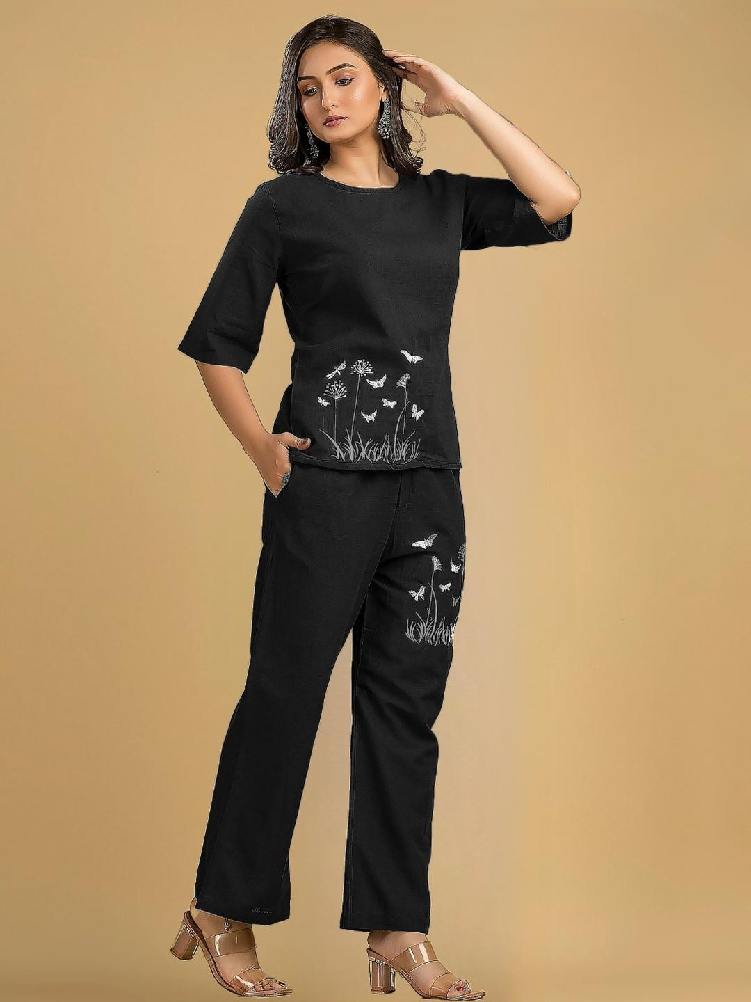 Naida Nature Print Co-Ords Set