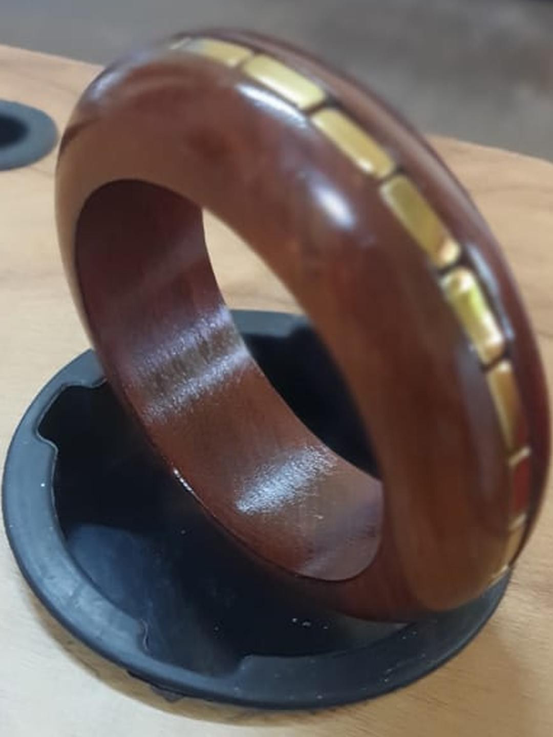 Hitarh  Women and Girls Wood Bangles with Brass Charms