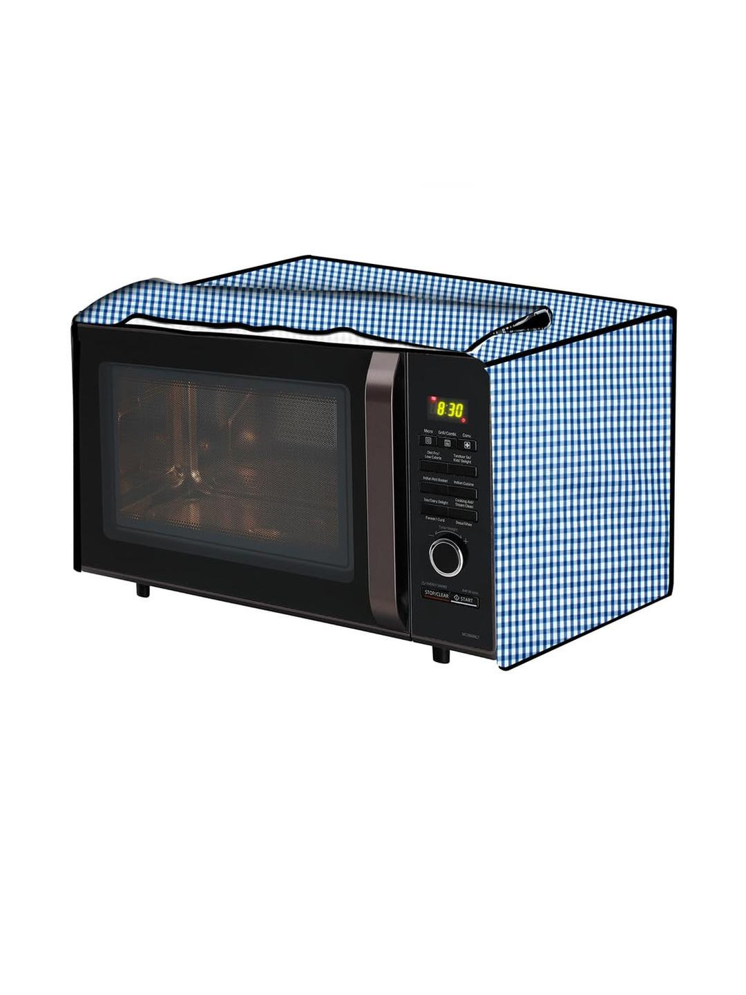 The Furnishing Tree PVC Waterproof Microwave Oven Cover Compatible for 20 L Grill 20PG4S Pin Check