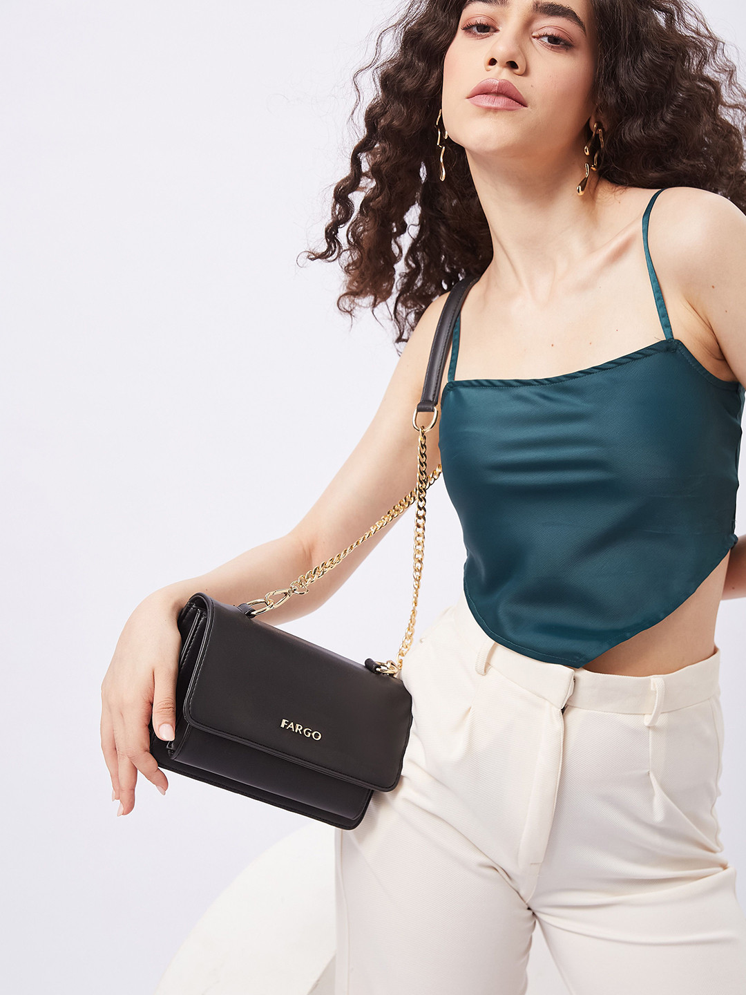 FARGO Vegan Leather Thrive Crossbody Sling Bag