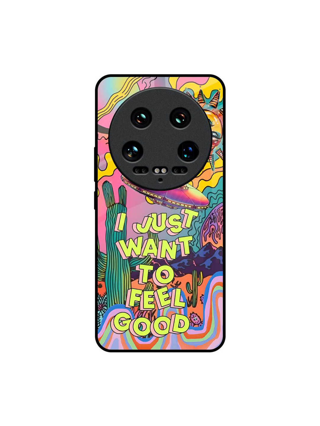 QRIOH Space Trip Quirky Printed Mi 14 Ultra 5G Silicone Back Case Mobile Accessories