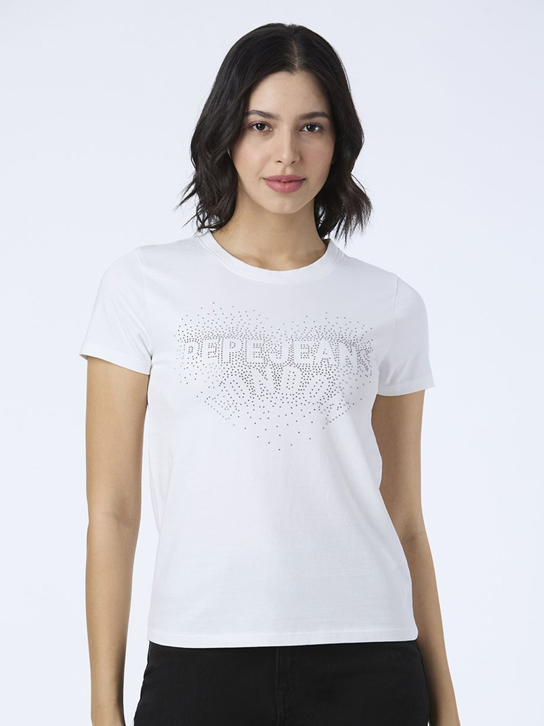 Pepe Jeans Typography Printed Pure Cotton T-shirt
