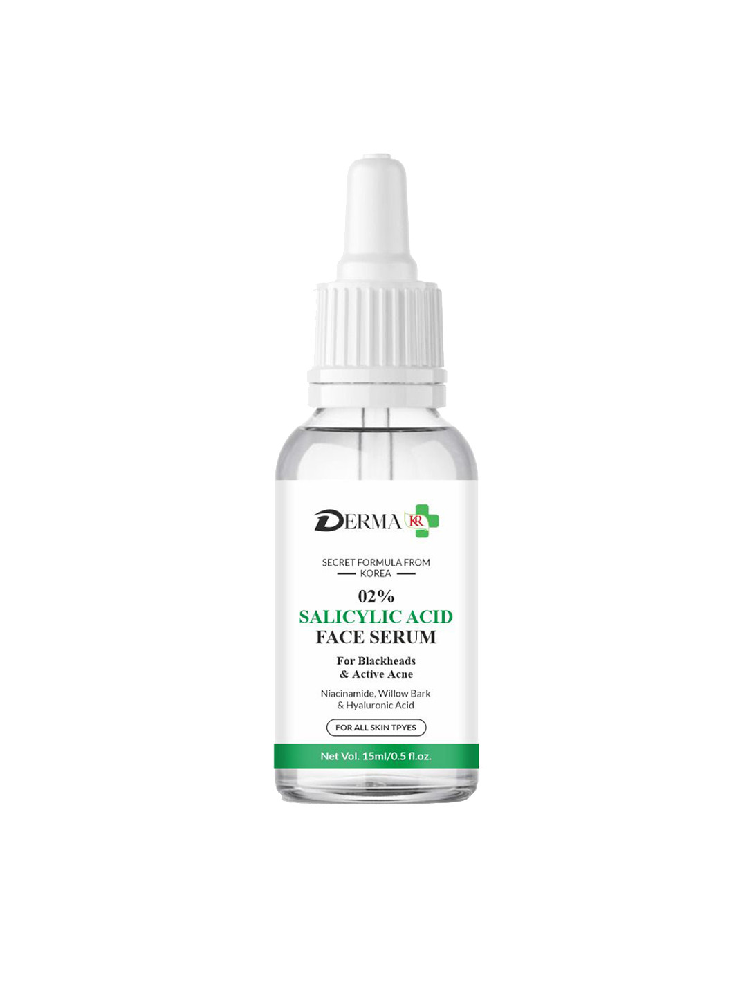 DERMA KR 2% Salicylic Acid Serum For Acne - 15 ml