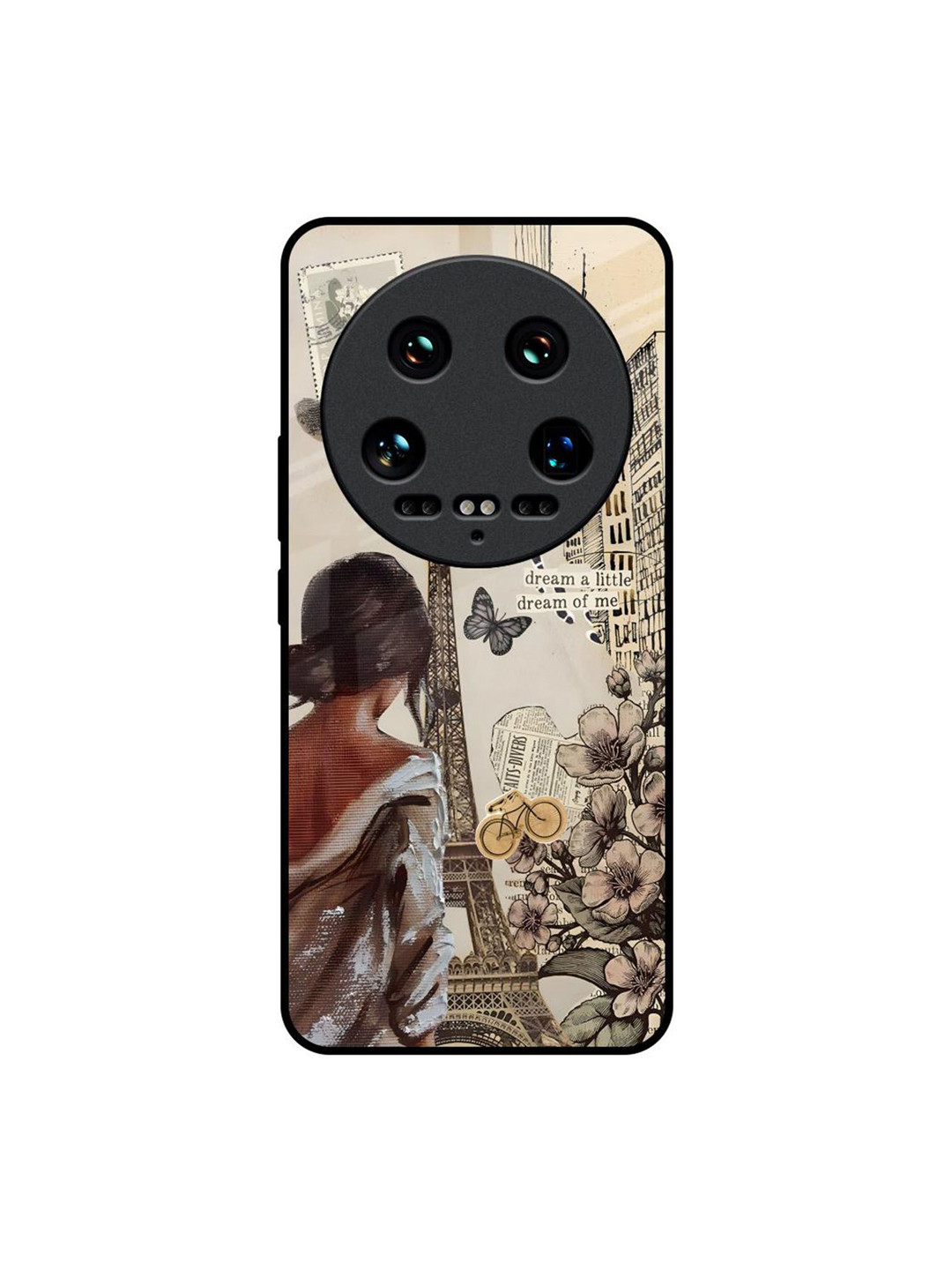 QRIOH Paris Vogue Quirky Printed Mi 14 Ultra 5G Silicone Back Case Mobile Accessories