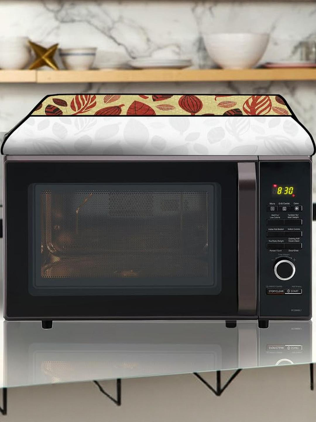 PVC Waterproof Microwave Oven Cover Compatible for Samsung 23 L MS23K3513AK/T D