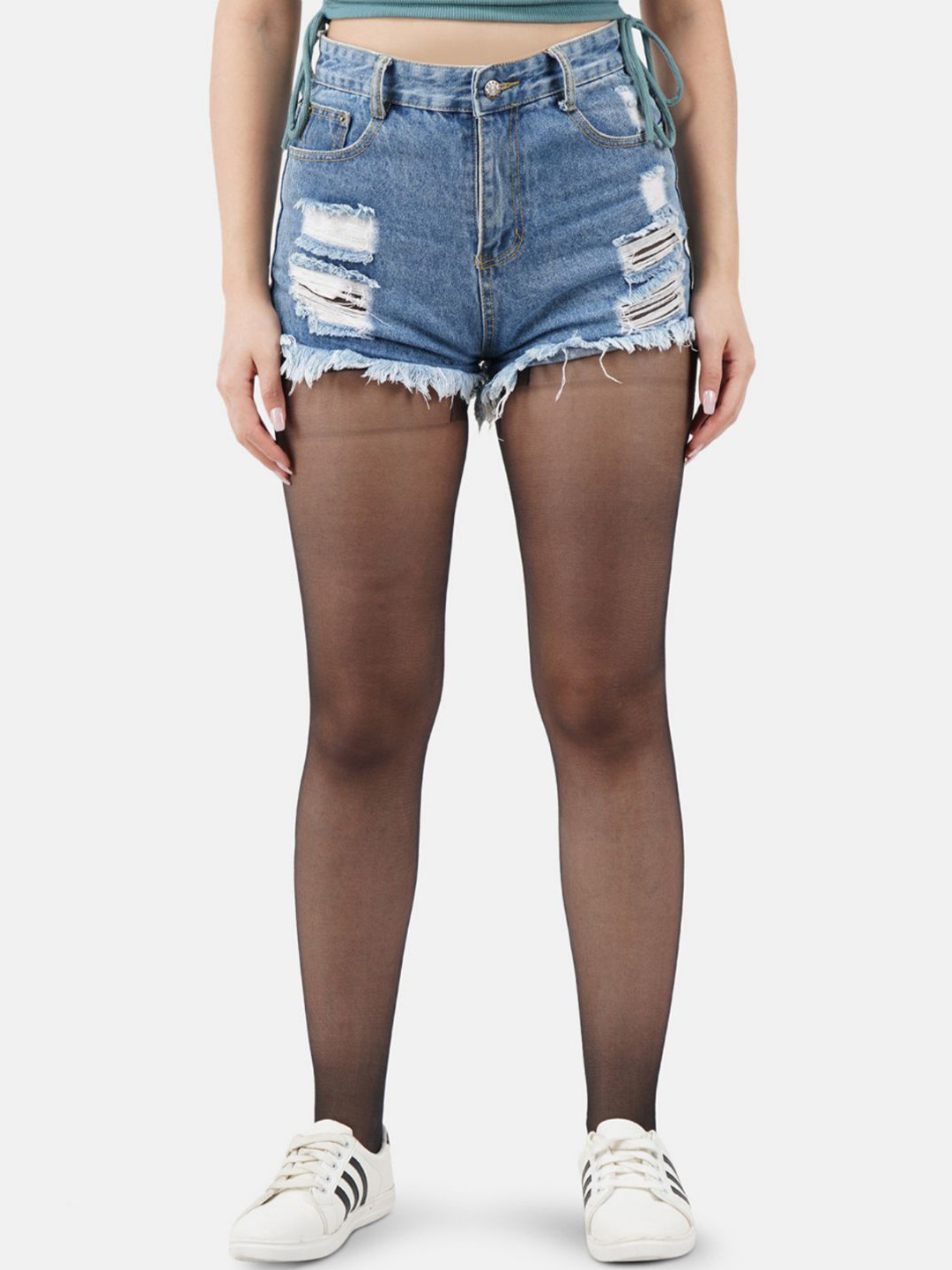 N2S NEXT2SKIN Low Denier Thigh-High Sheered Stockings