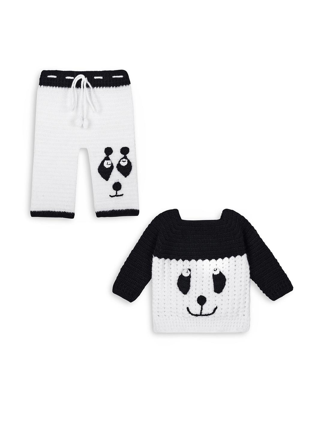 Tintin Unisex Kids White & Black Dog Printed T-shirt With Pyjamas