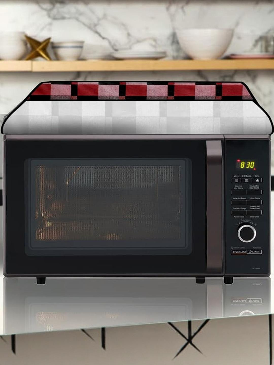 The Furnishing Tree PVC Waterproof Microwave Oven Cover Compatible for Bajaj 17 L Solo 1701 MT Chek