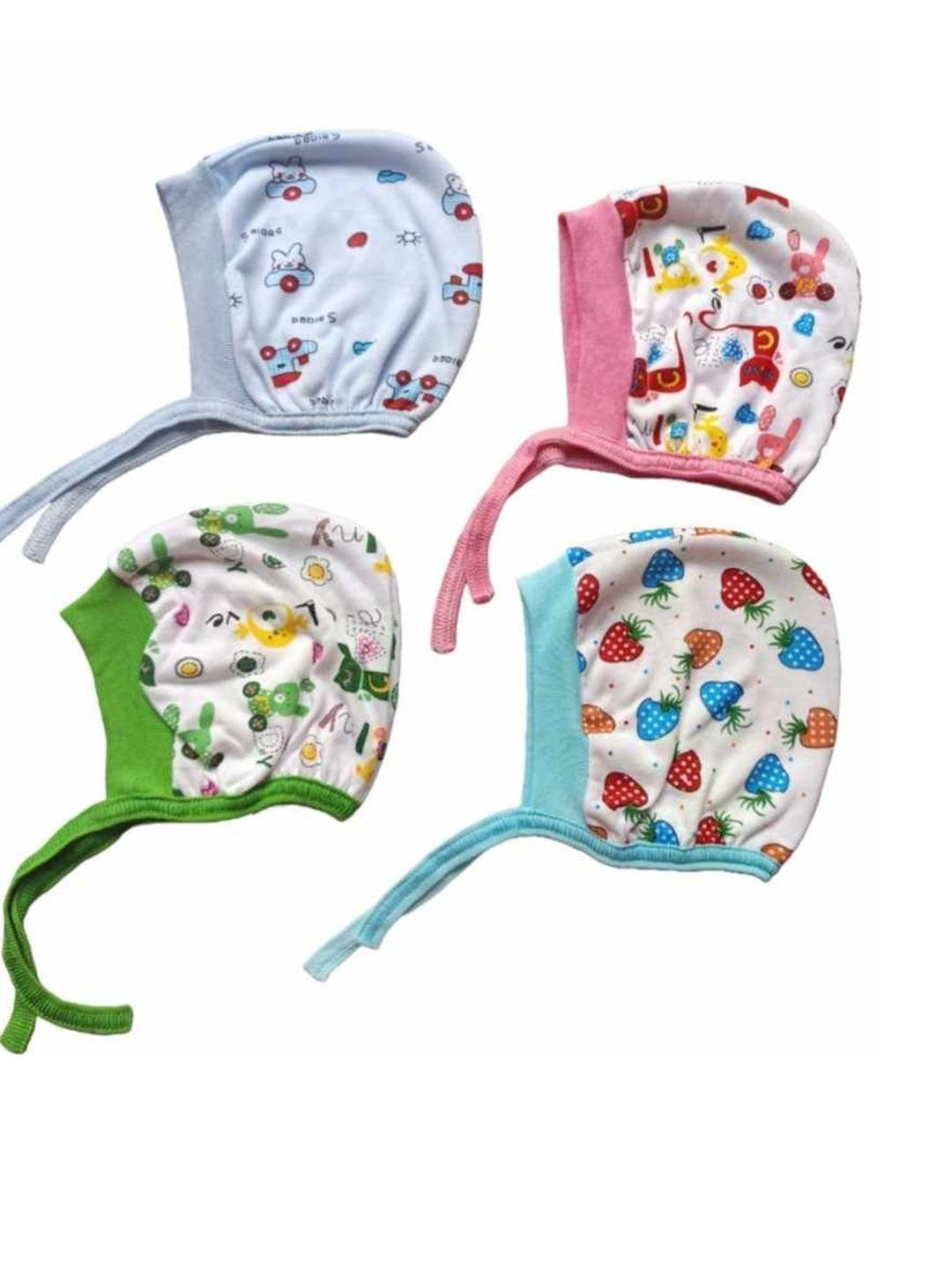 GARCY Pack Of 4 Kids Casual Cotton Dori Caps