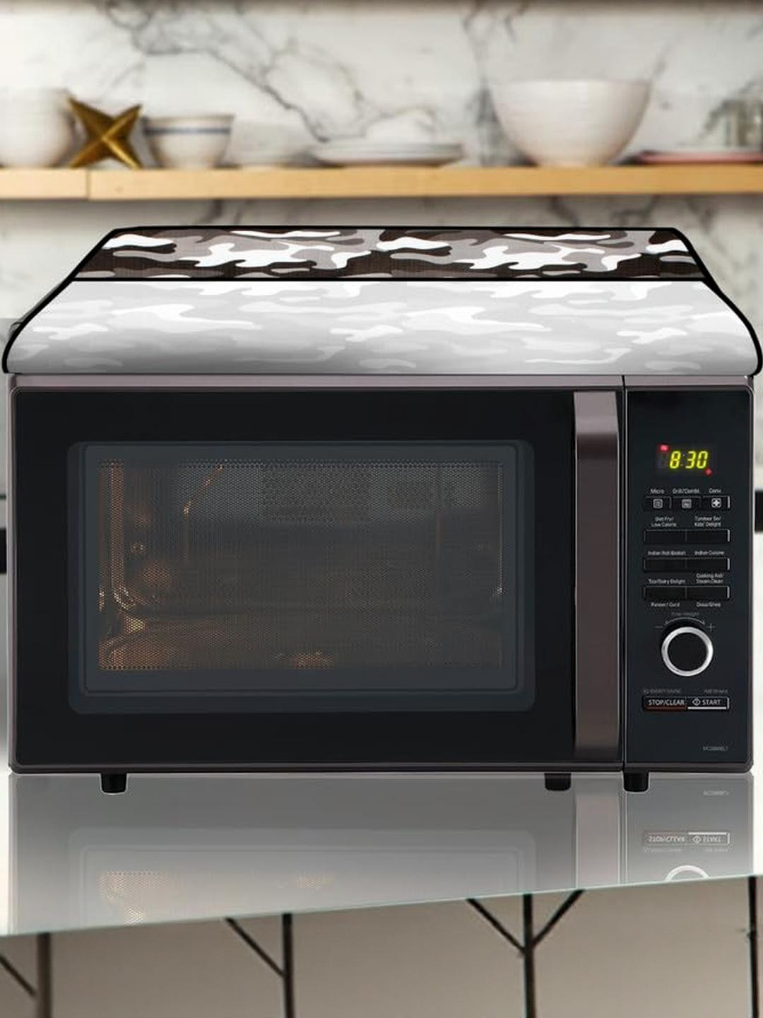 The Furnishing Tree PVC Waterproof Microwave Oven Cover  for Onida 27L Black Beauty Plus
