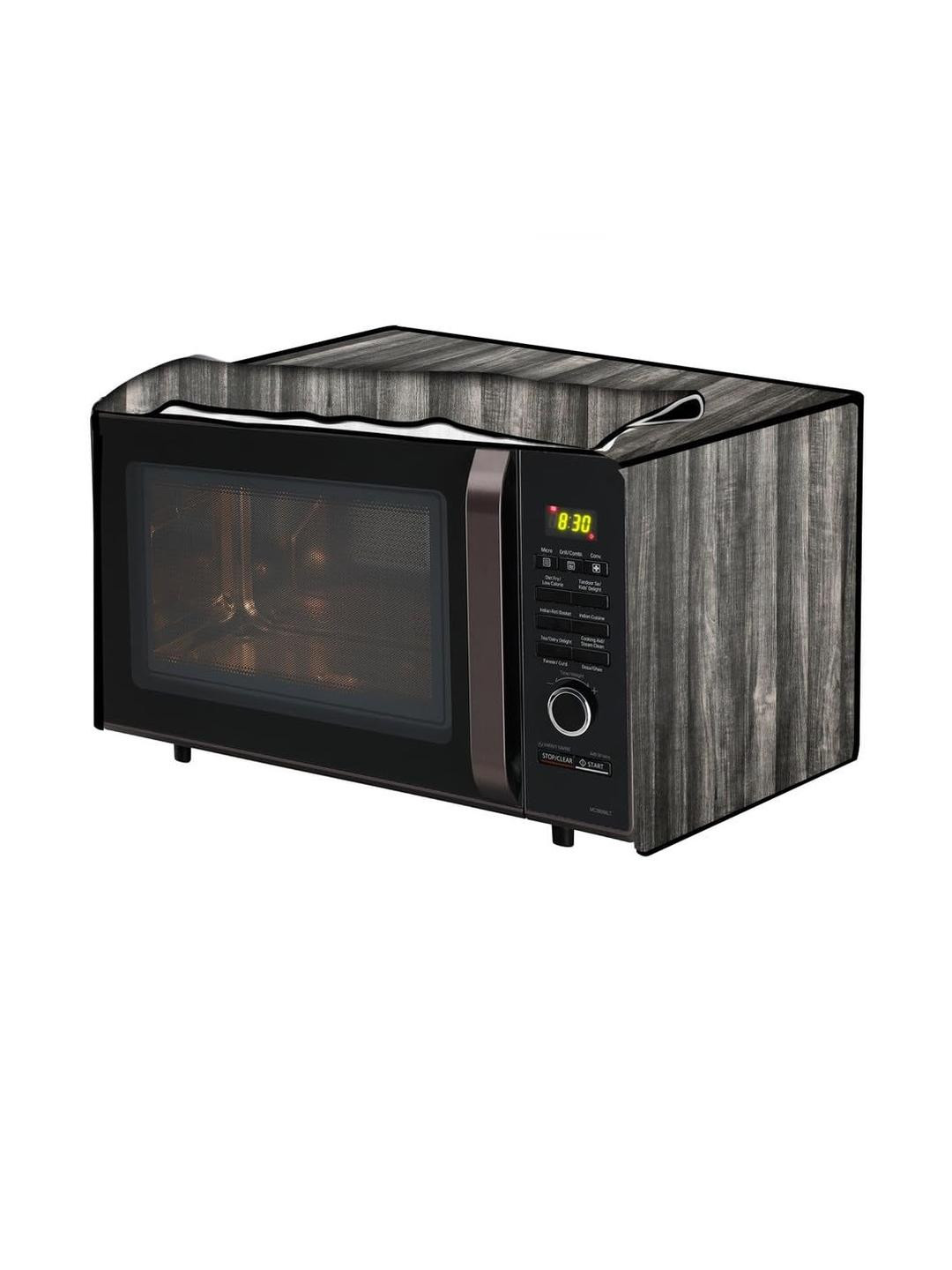 The Furnishing Tree PVC Waterproof Microwave Oven Cover Compatible for Bajaj 17 L Solo 1701 MT Wood