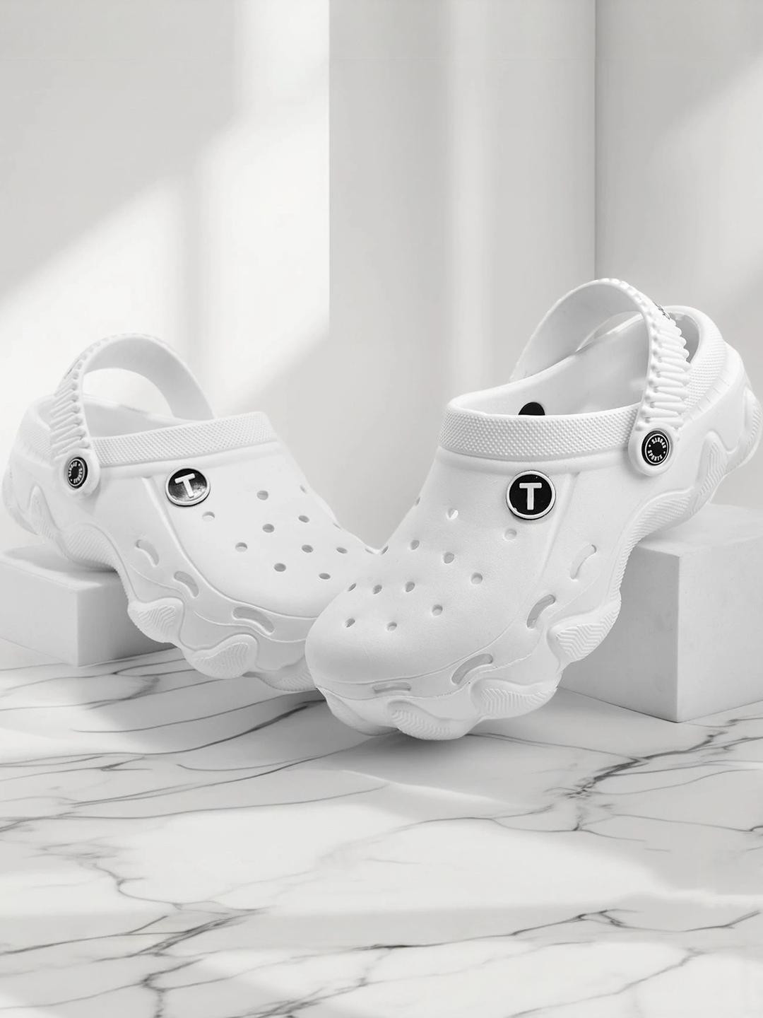 INDUS CLOUD Women White Clogs