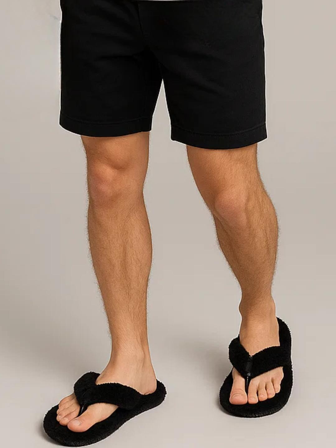 TRAVELKHUSHI Men Embellished Fur Room Slippers