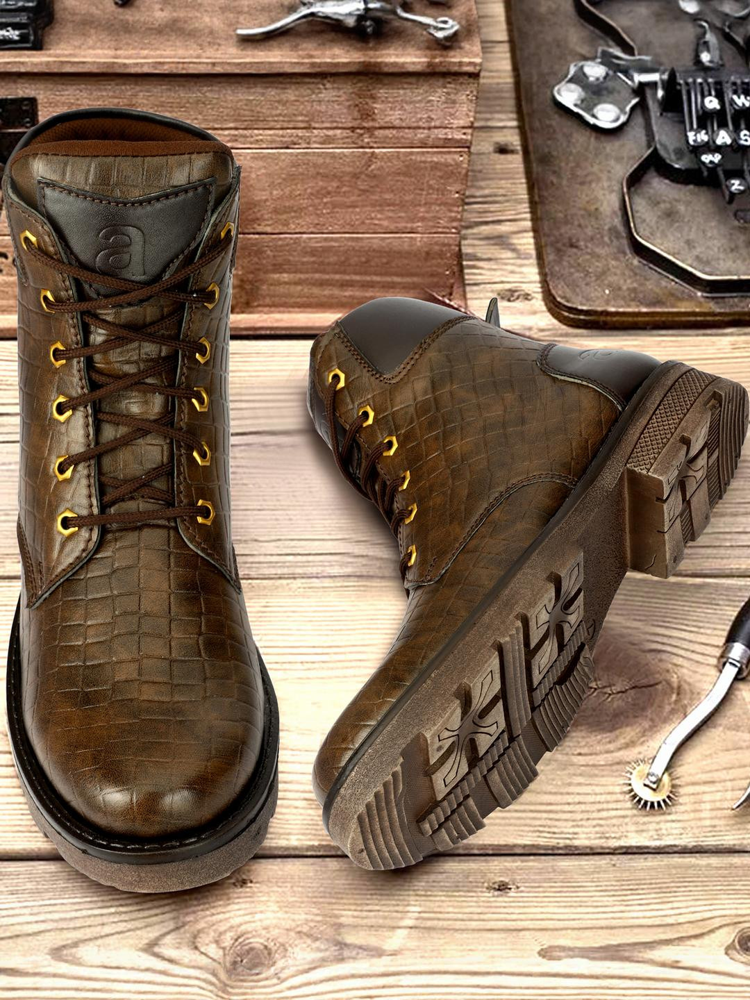 Arics Men High-Top Sneakers