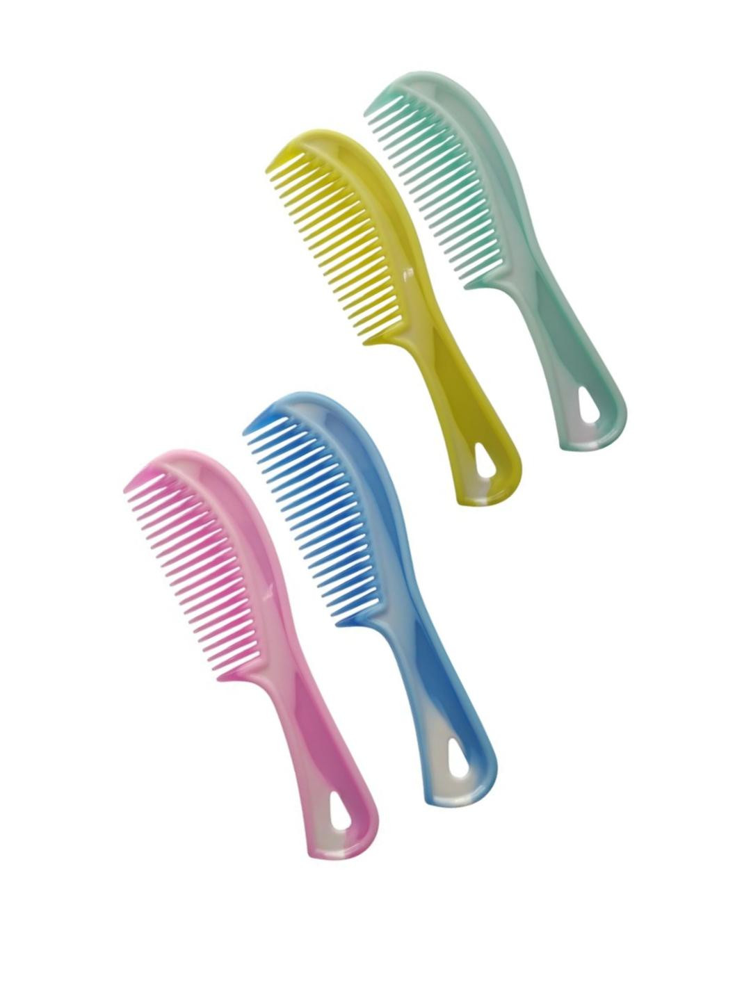 ARPANA BRIGHT 4Pcs Wide Tooth Detangling Handle Combs