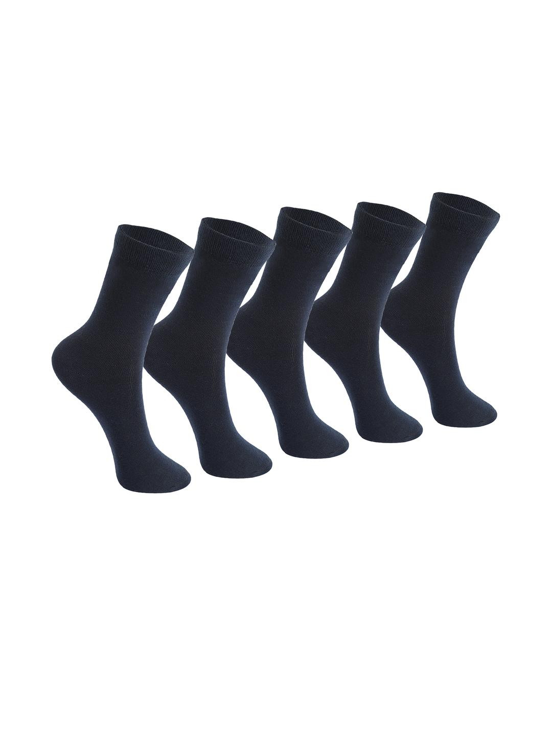 PRIMESOX MOVE ON 5Pc Kids Navy Blue Socks