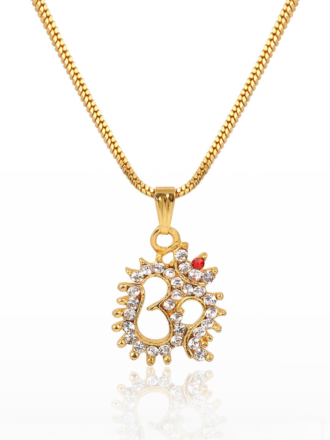 CZARDONIC Unisex Golden Plated Chain