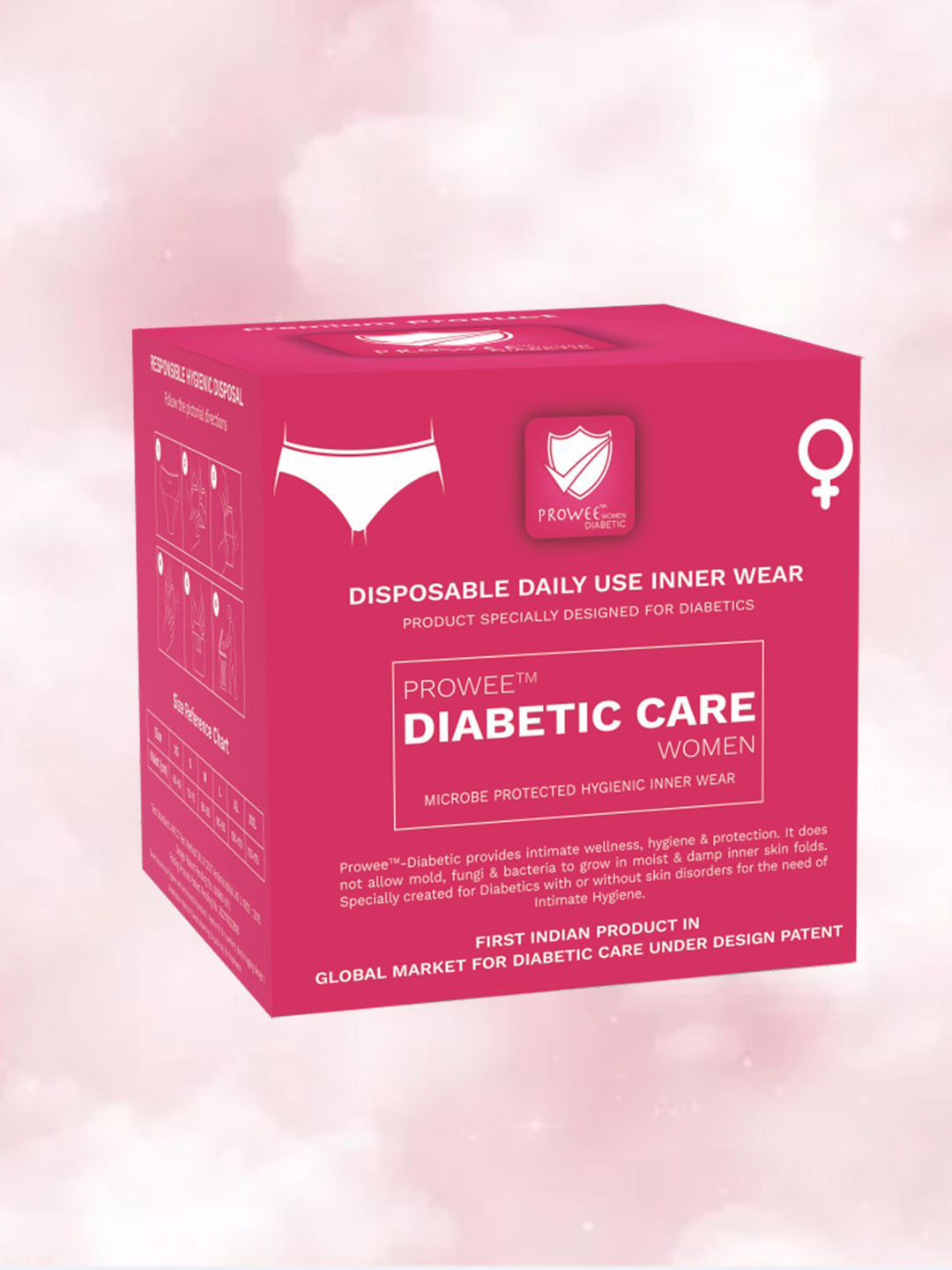Prowee Diabetic Care Panty Anti Rash & Infection Breathable & Soft Panty