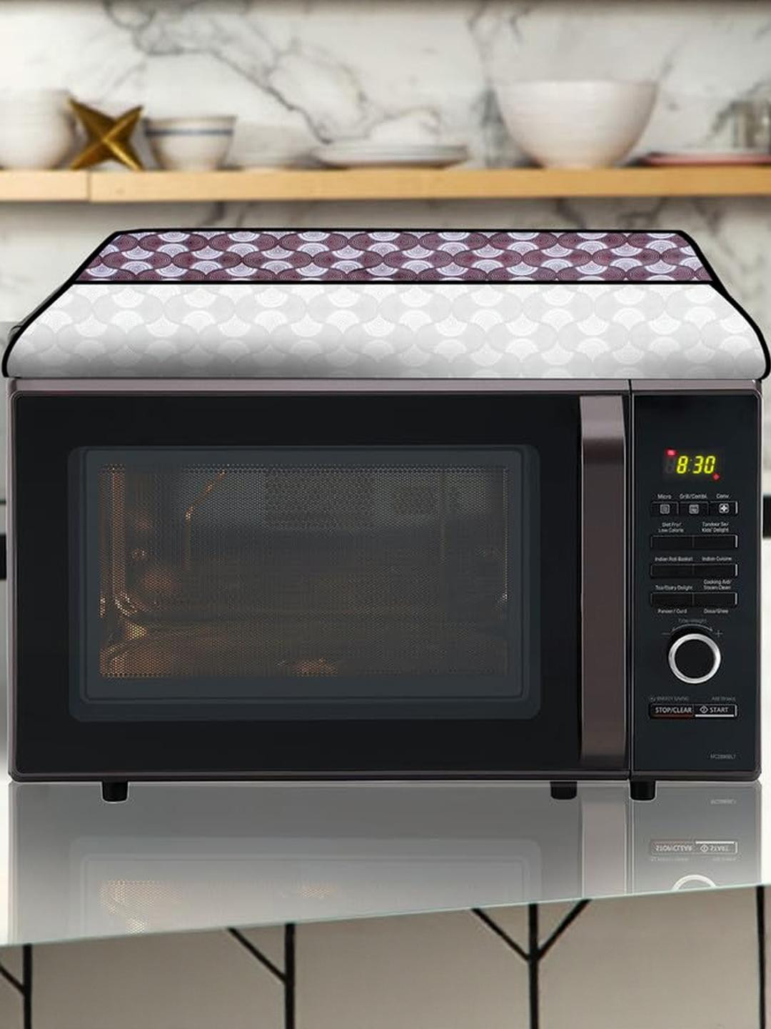 The Furnishing Tree PVC Waterproof Microwave Oven Cover Compatible for 25 L Convection 25BCSDD1 Cou