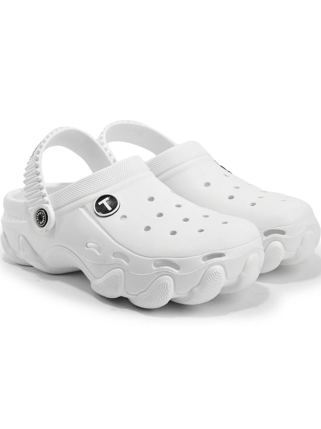 INDUS CLOUD Women White Croslite Flip Flops