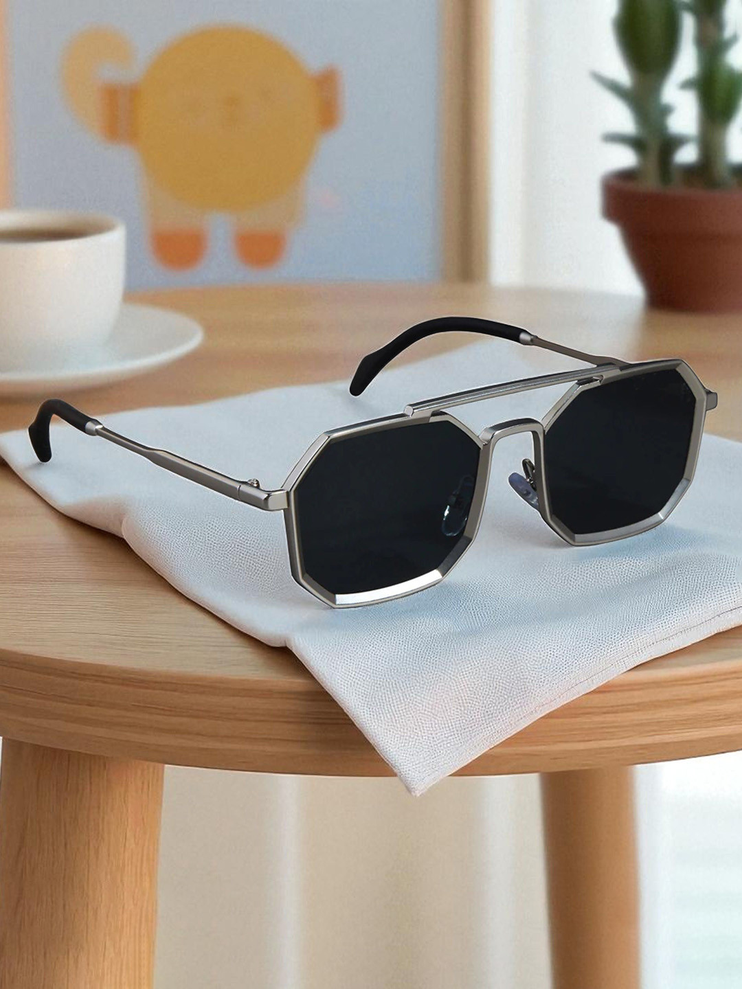 RICH CLUB Unisex UV Protected Other Sunglasses HEXAGUN SUNGLASSES