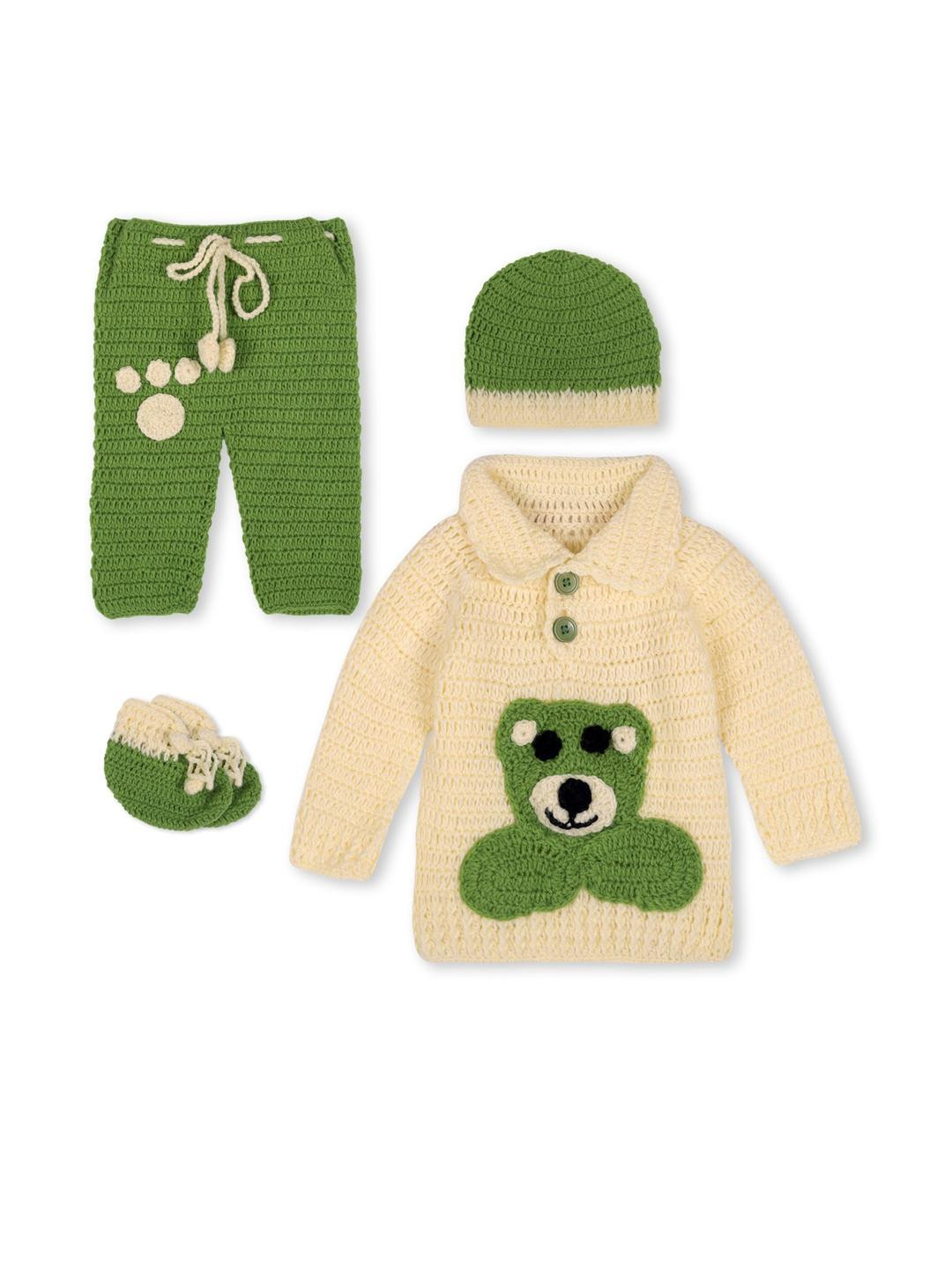 sahil collection Kids Beige Clothing Set