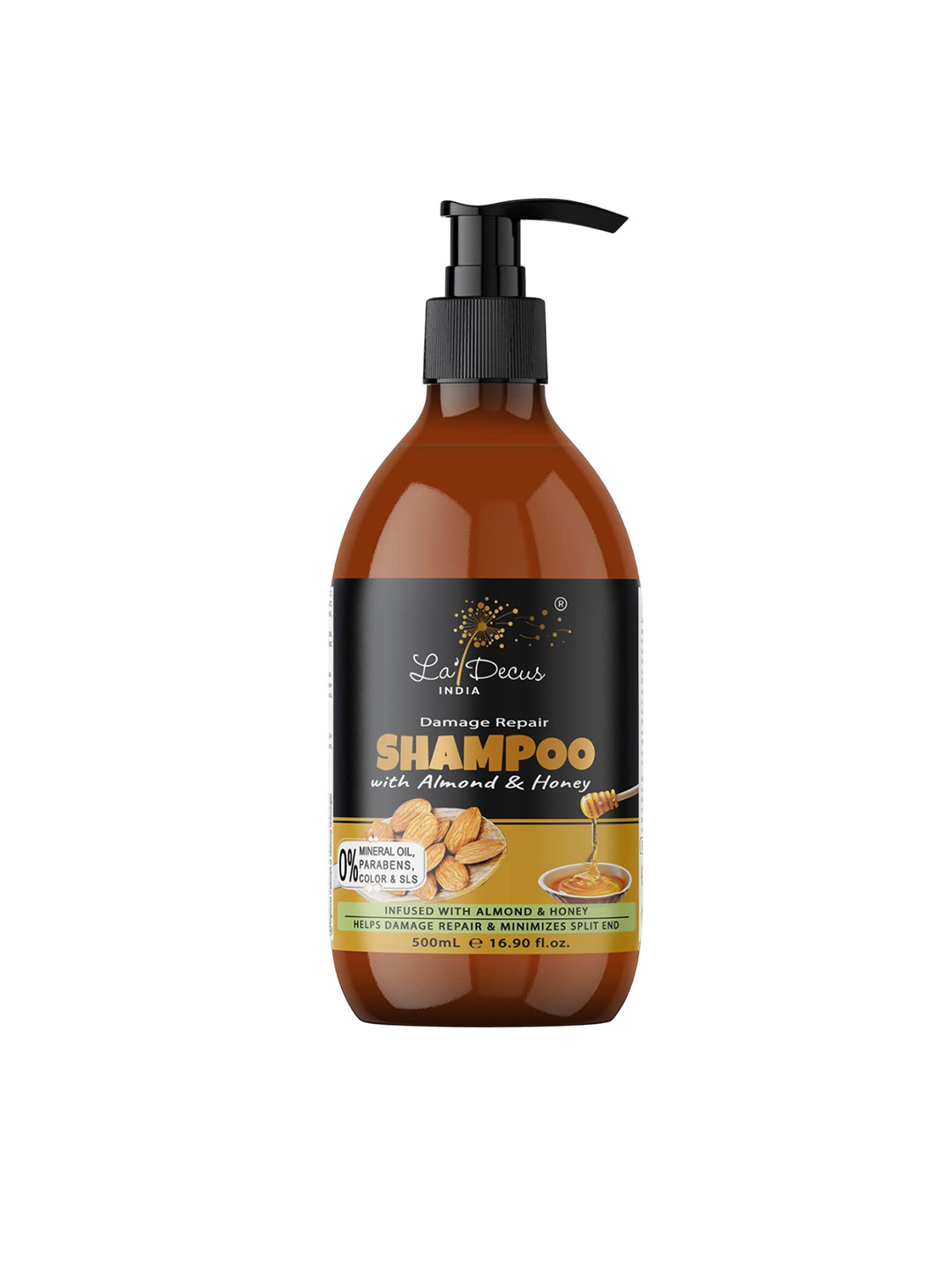 La'Decus Damage Repair Shampoo With Almond & Honey - 500 ml